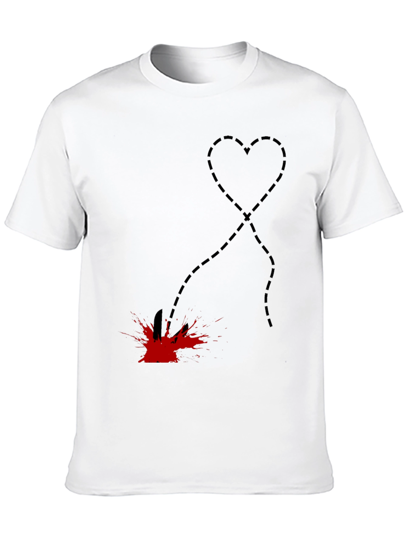 Heart Stab T-Shirt - Edgy Graphic Tee