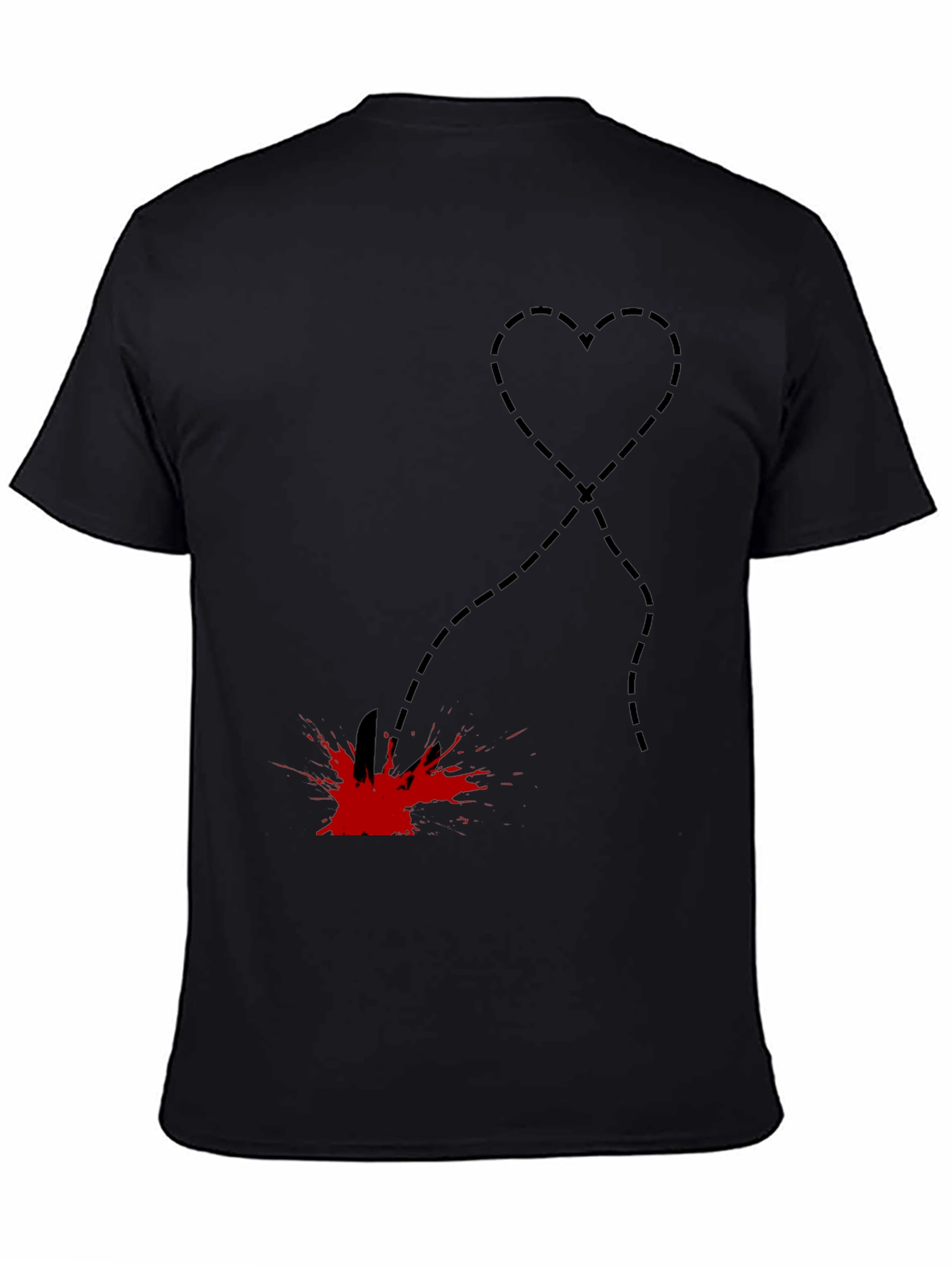 Heart Stab T-Shirt - Edgy Graphic Tee