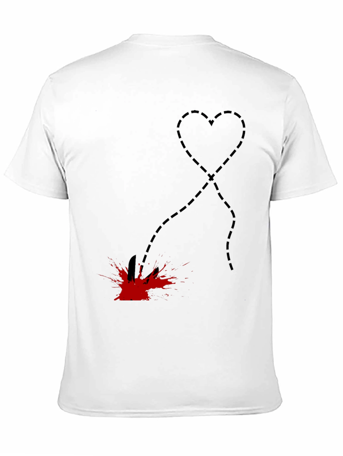 Heart Stab T-Shirt - Edgy Graphic Tee