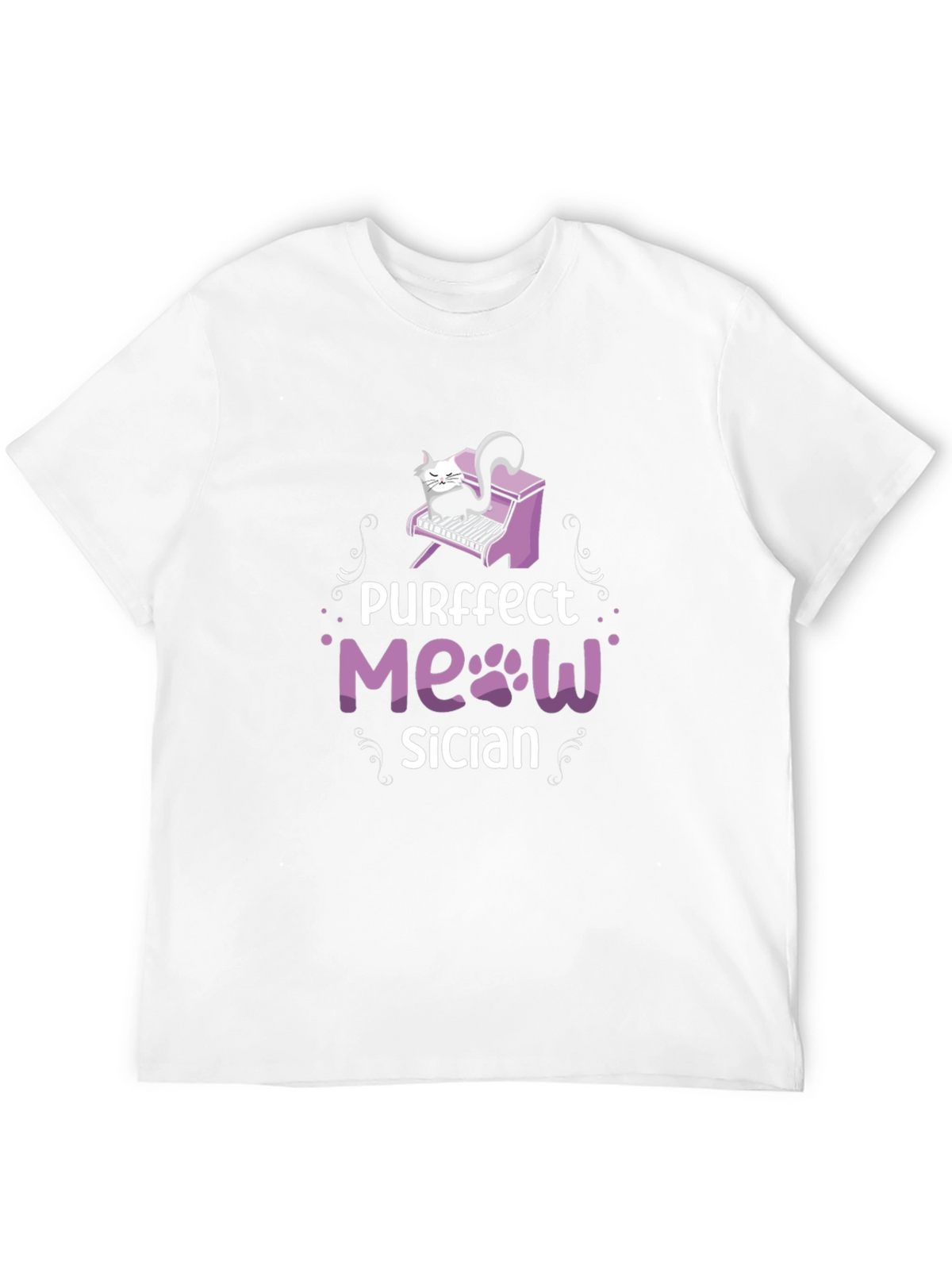 Purrfect Meowsician T-Shirt - Cat Musician Tee