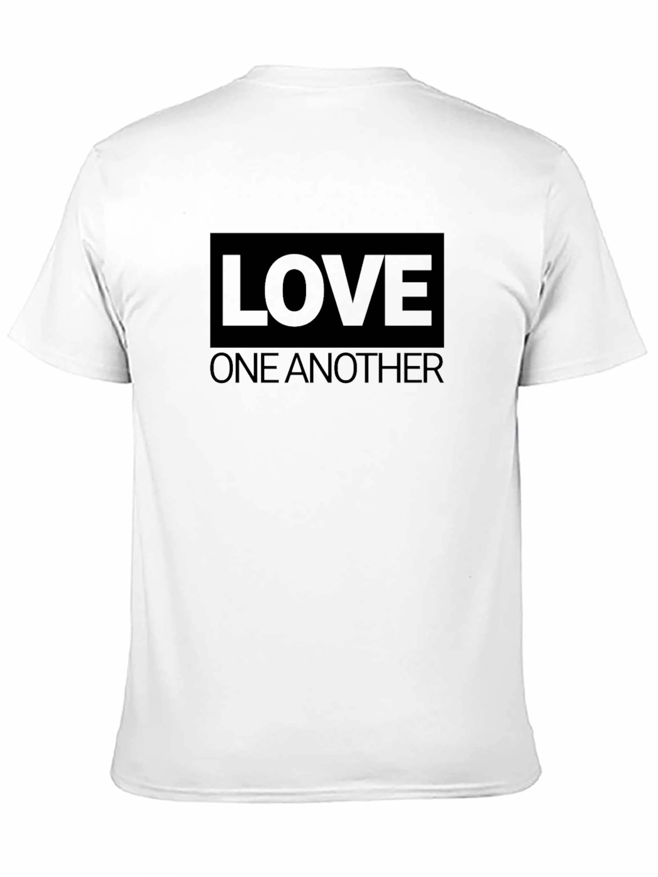 Love One Another Graphic Black T-Shirt