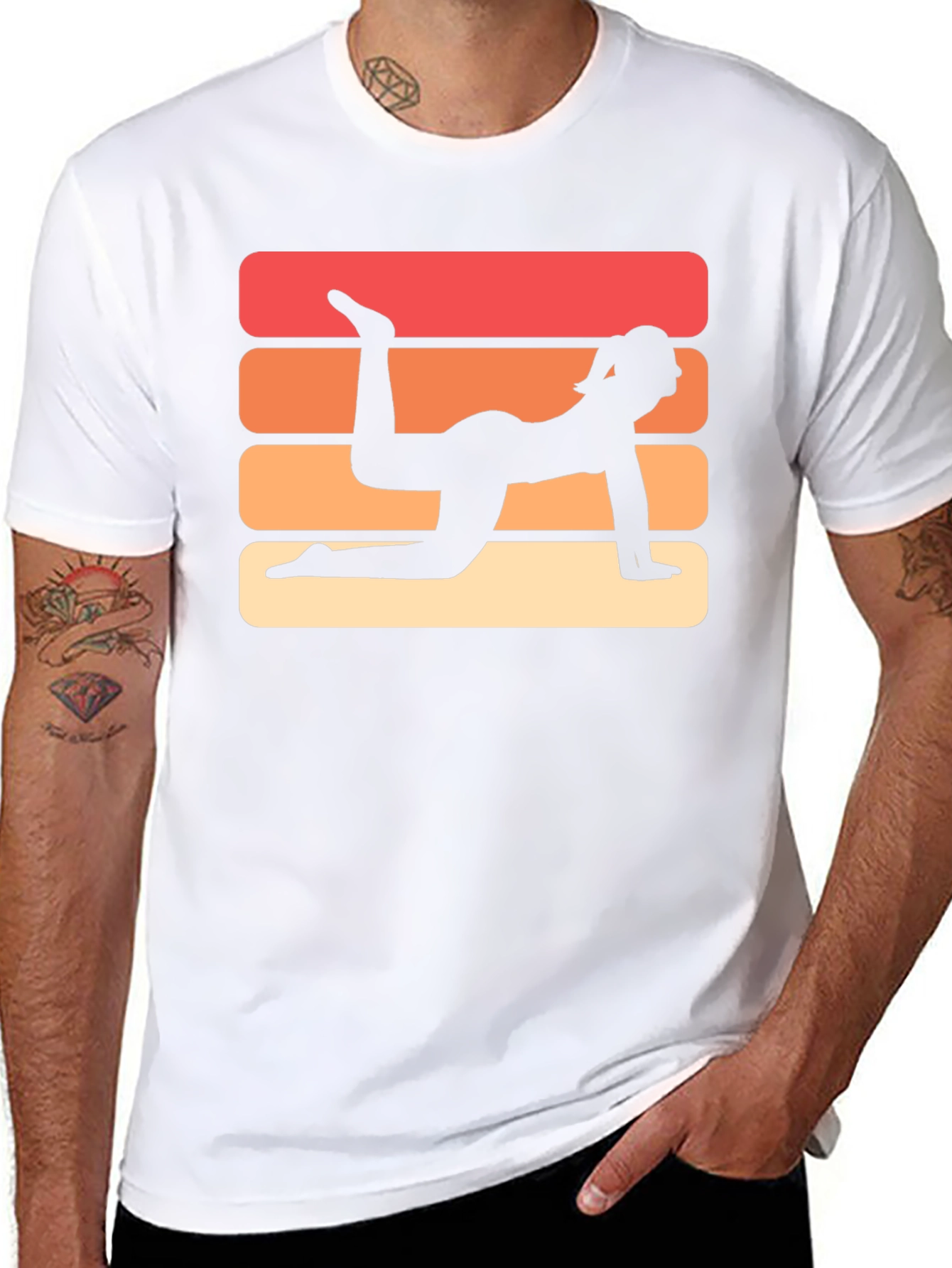 Retro Fitness Silhouette Tee