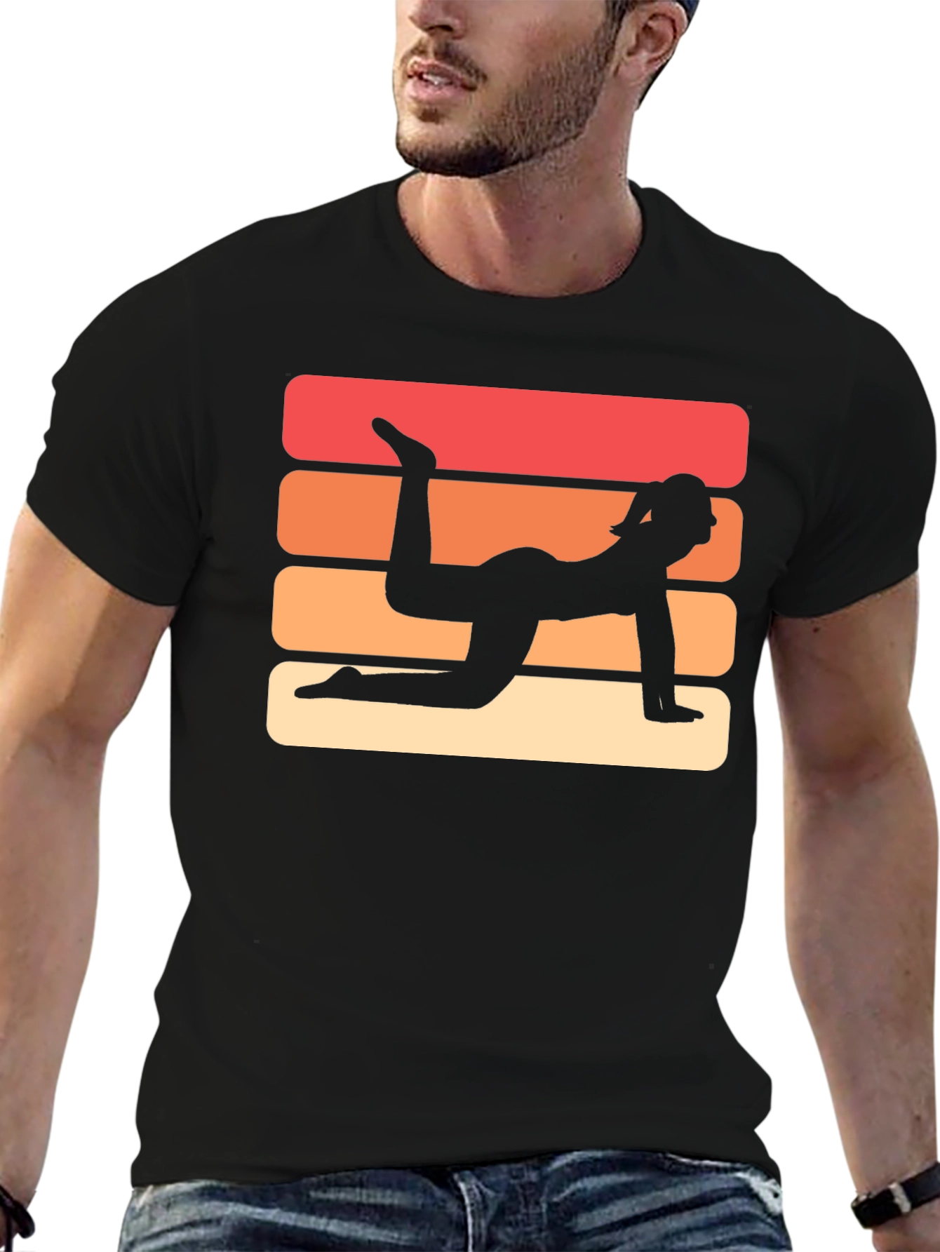 Retro Fitness Silhouette Tee