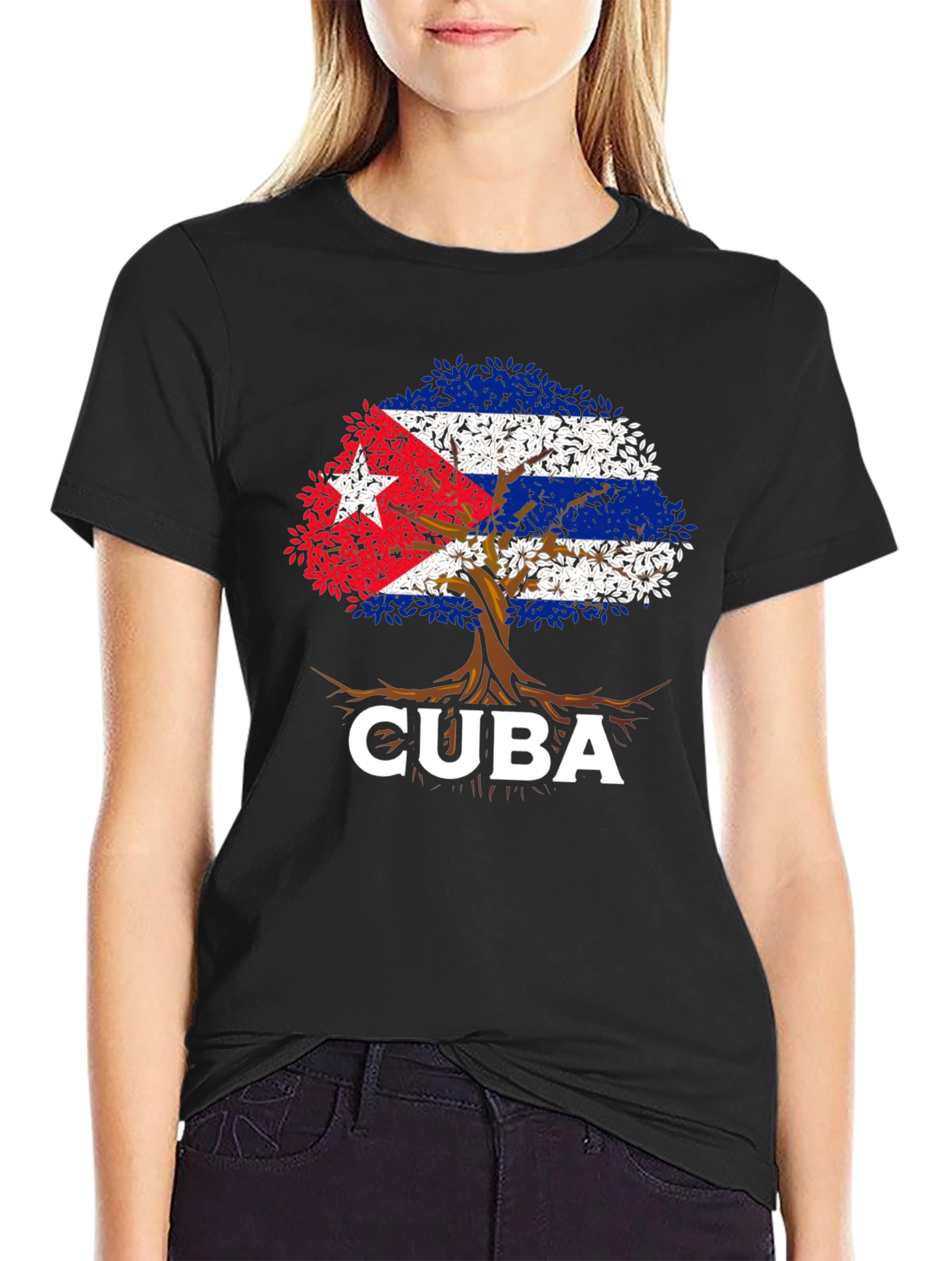 Cuba Flag Tree T-Shirt - Island Pride