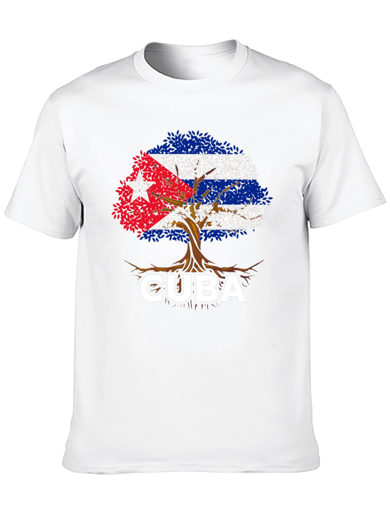 Cuba Flag Tree T-Shirt - Island Pride