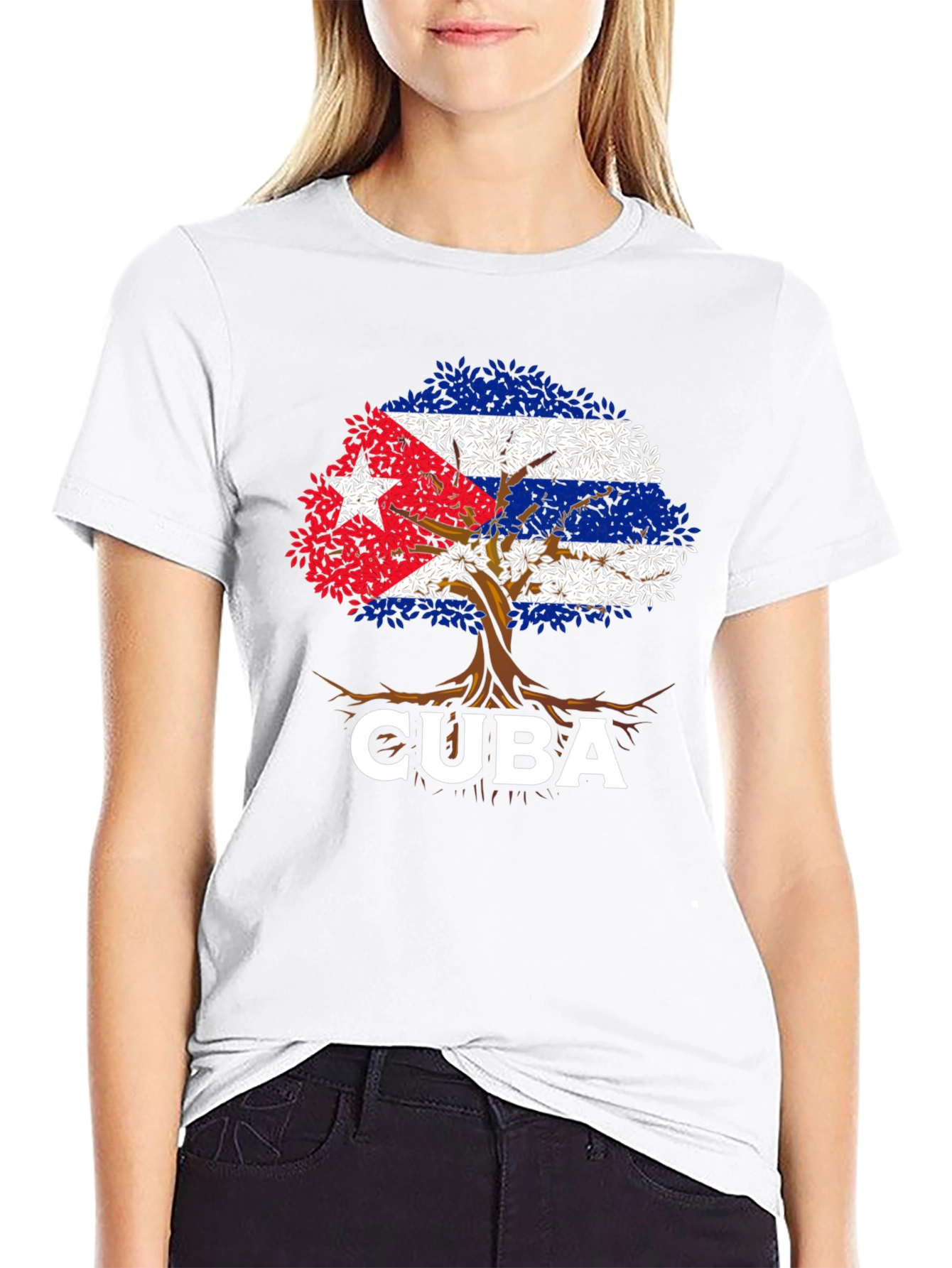 Cuba Flag Tree T-Shirt - Island Pride