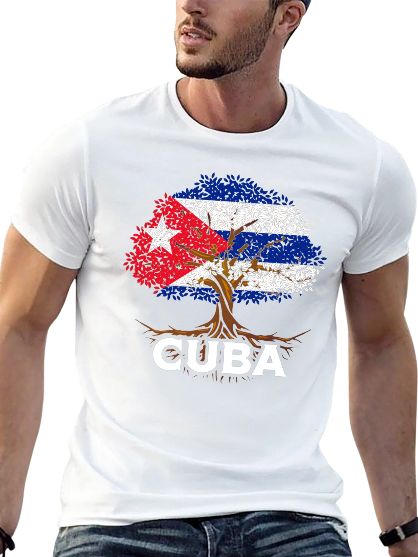Cuba Flag Tree T-Shirt - Island Pride