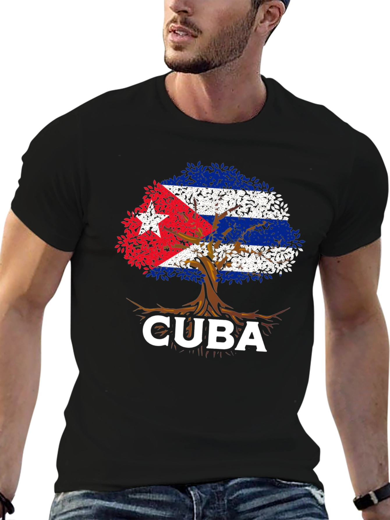 Cuba Flag Tree T-Shirt - Island Pride