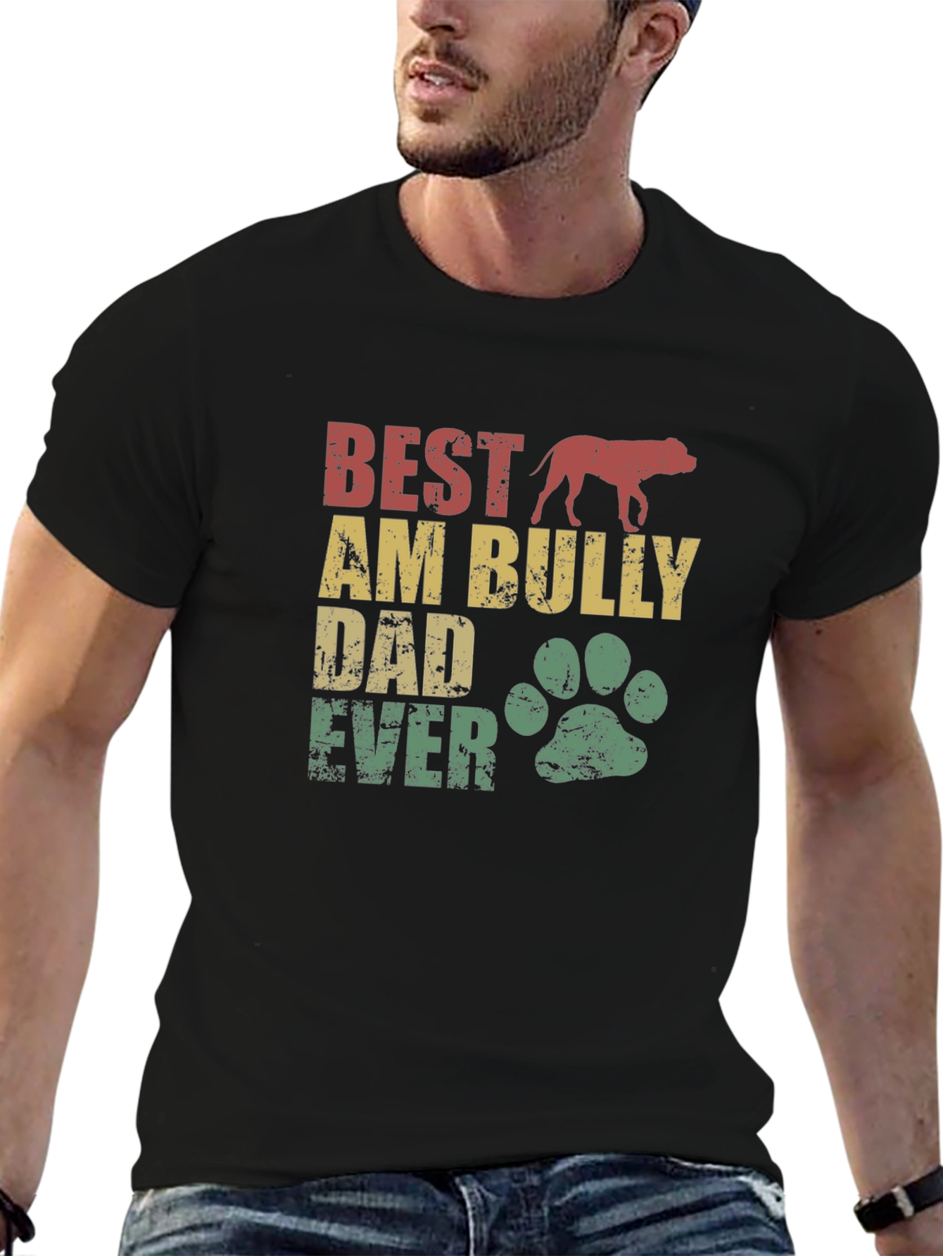 Best AM Bully Dad Ever T-Shirt