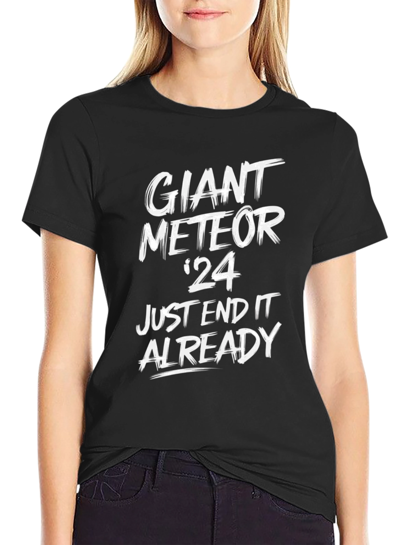 Giant Meteor 2024 Sarcastic T-Shirt