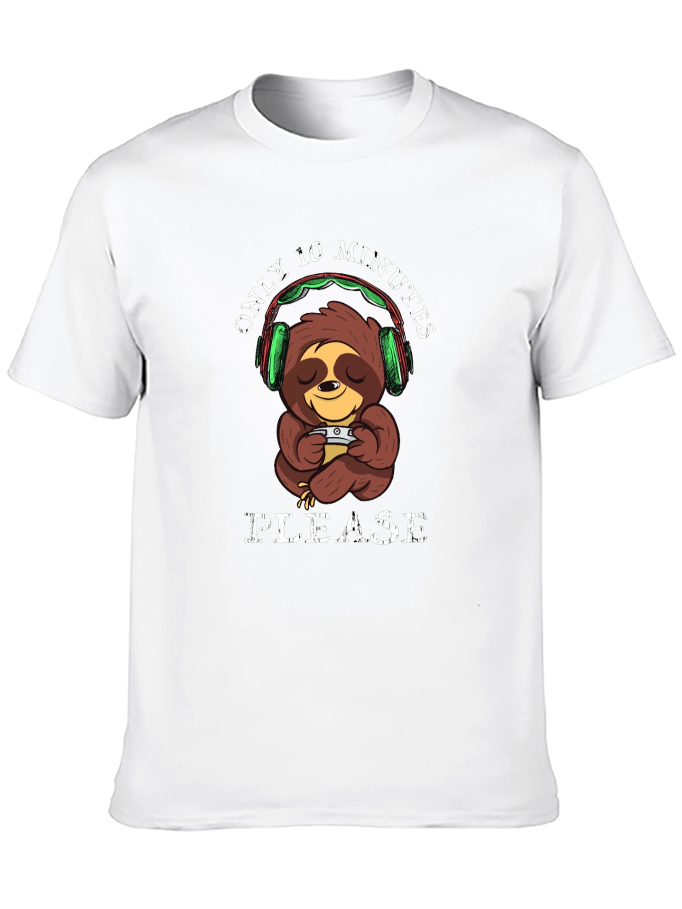 Sloth Gamer T-Shirt - Only 10 Minutes Please!