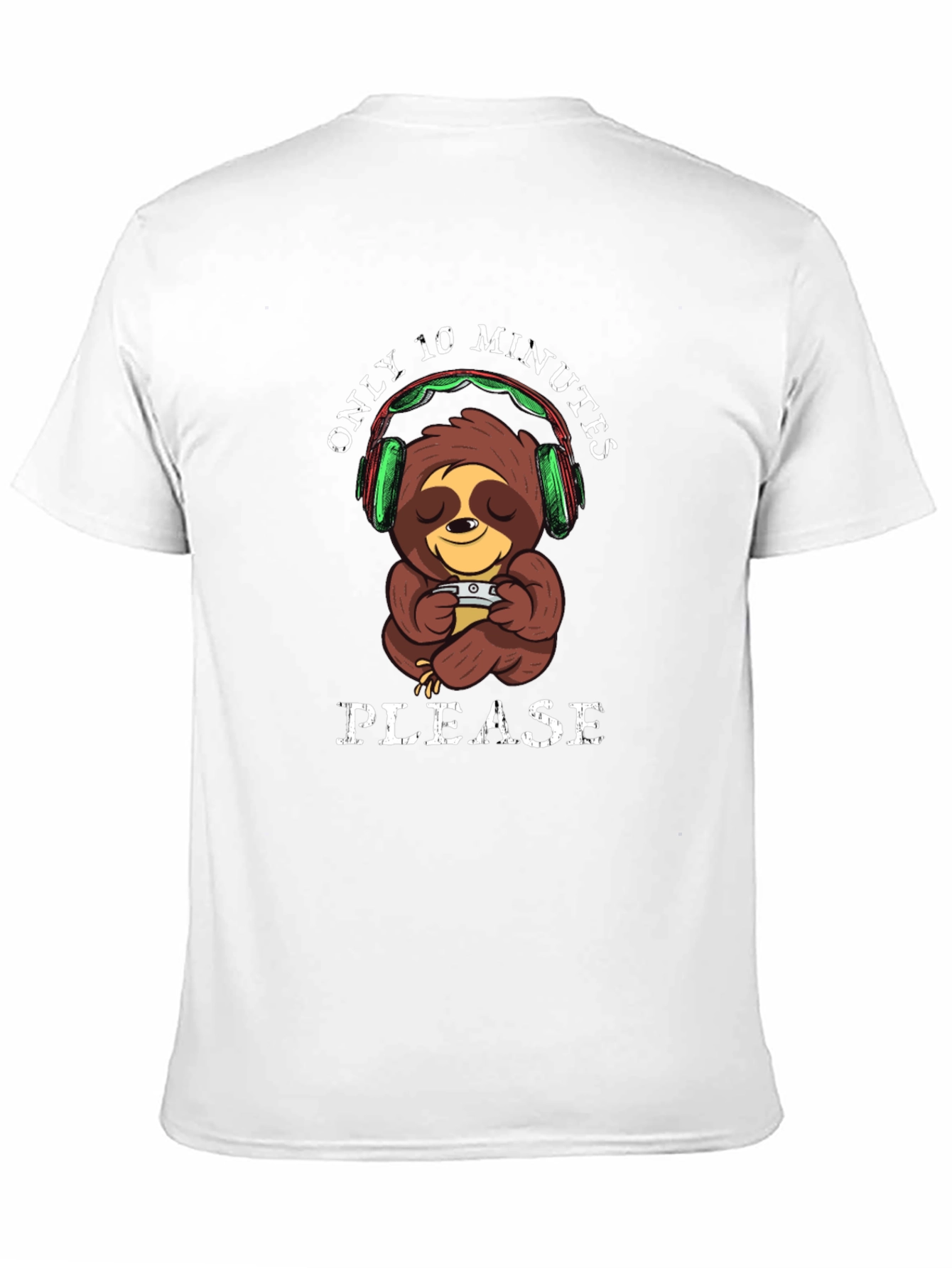 Sloth Gamer T-Shirt - Only 10 Minutes Please!