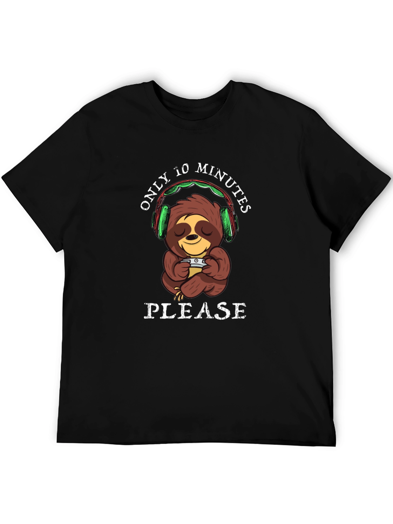 Sloth Gamer T-Shirt - Only 10 Minutes Please!