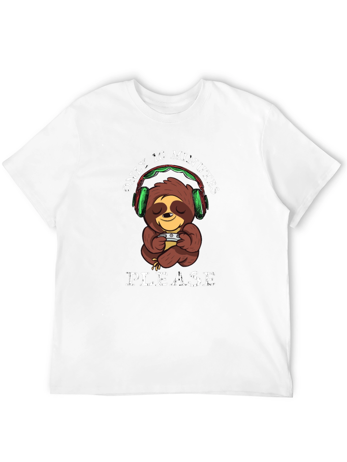 Sloth Gamer T-Shirt - Only 10 Minutes Please!