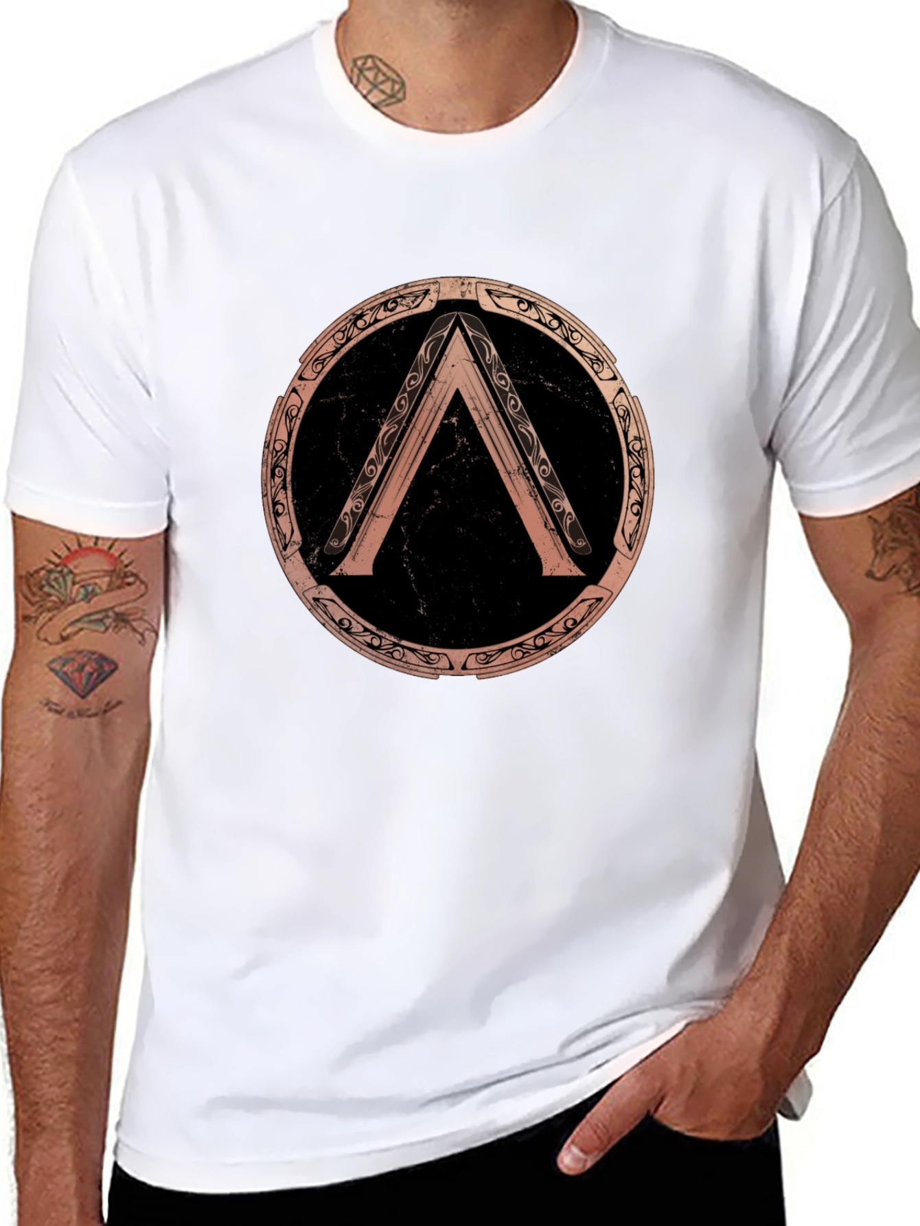 Spartan Logo T-Shirt - Classic Warrior Design