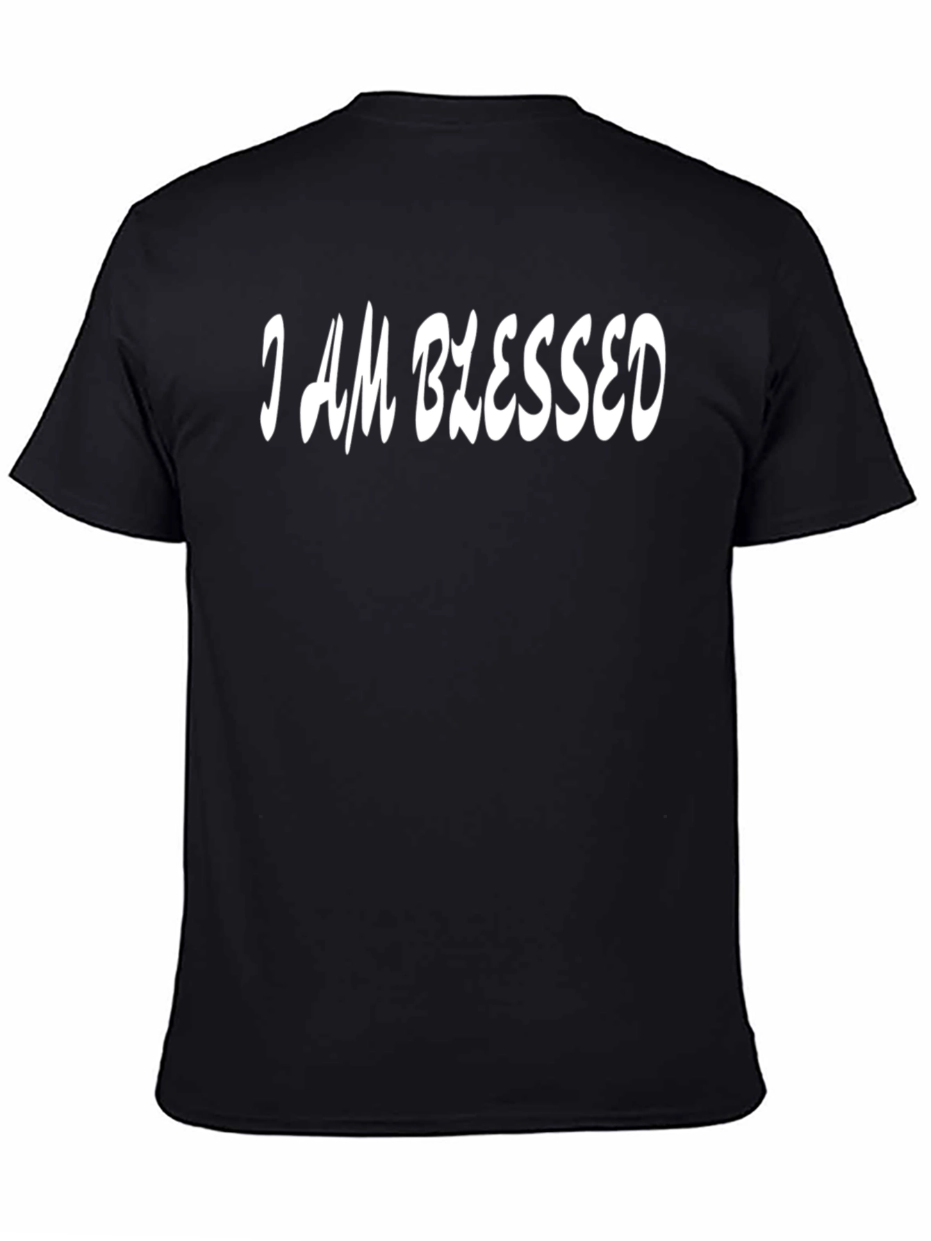 I AM BLESSED Black T-Shirt
