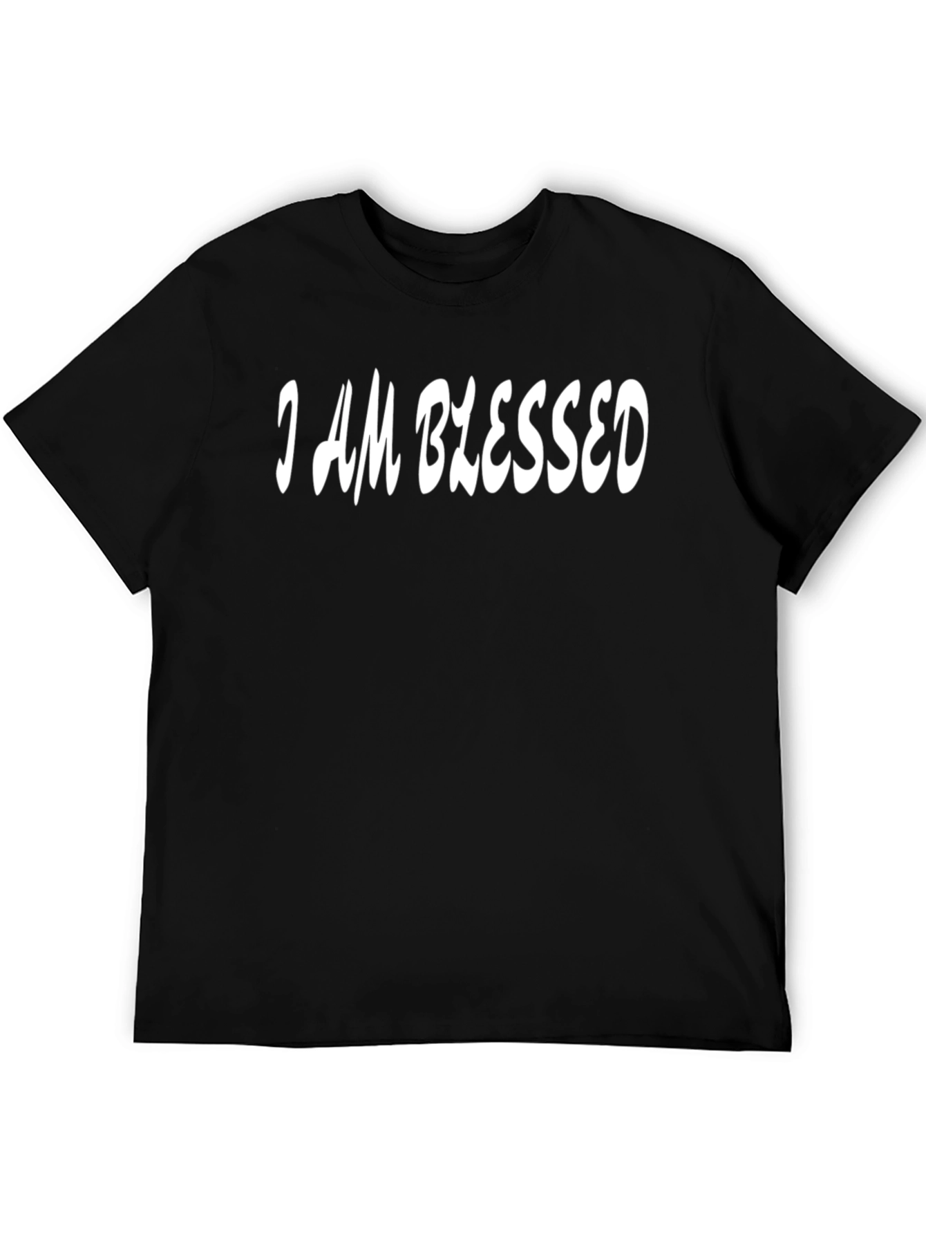 I AM BLESSED Black T-Shirt