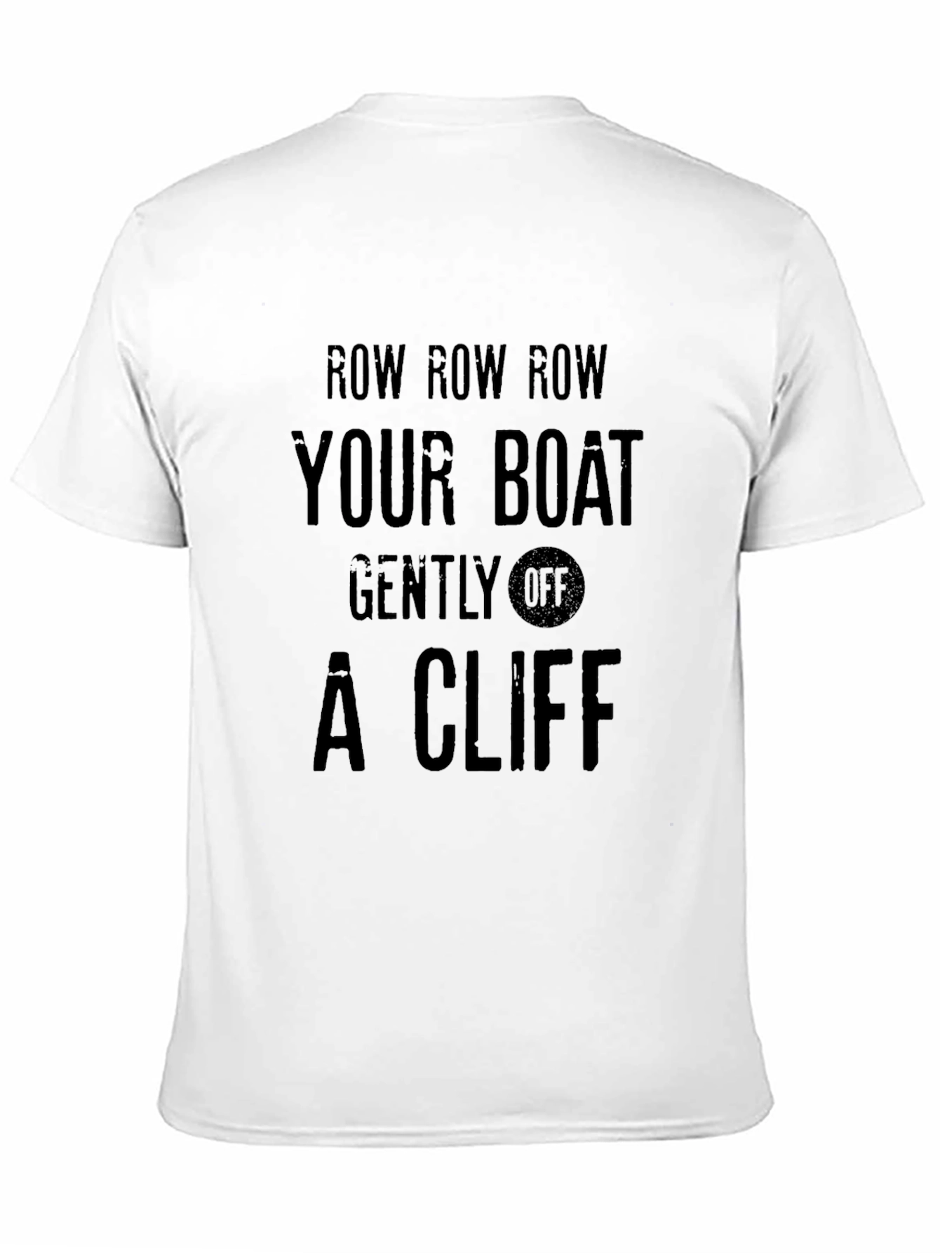 Row Your Boat Off a Cliff Graphic T-Shirt