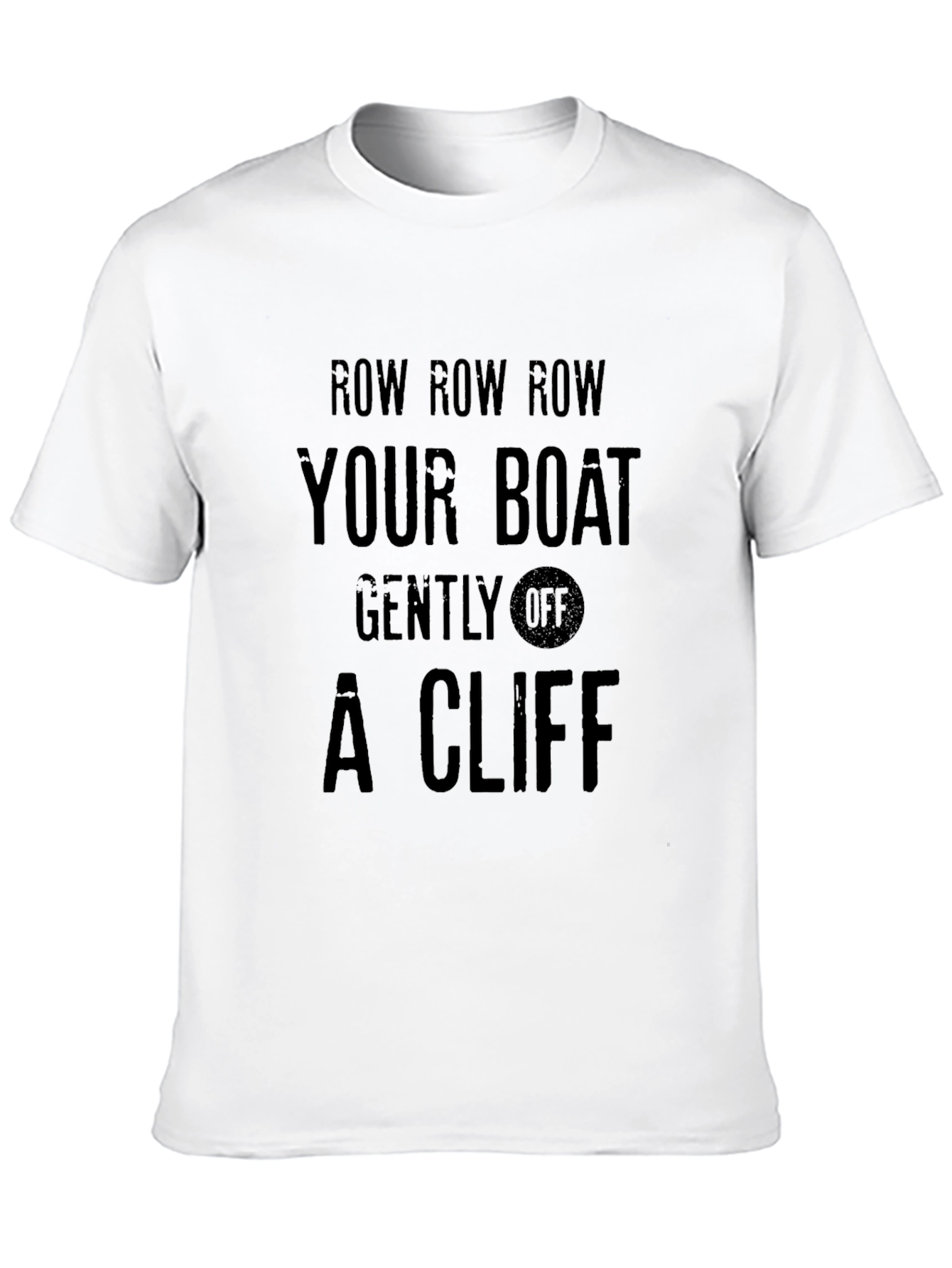 Row Your Boat Off a Cliff Graphic T-Shirt