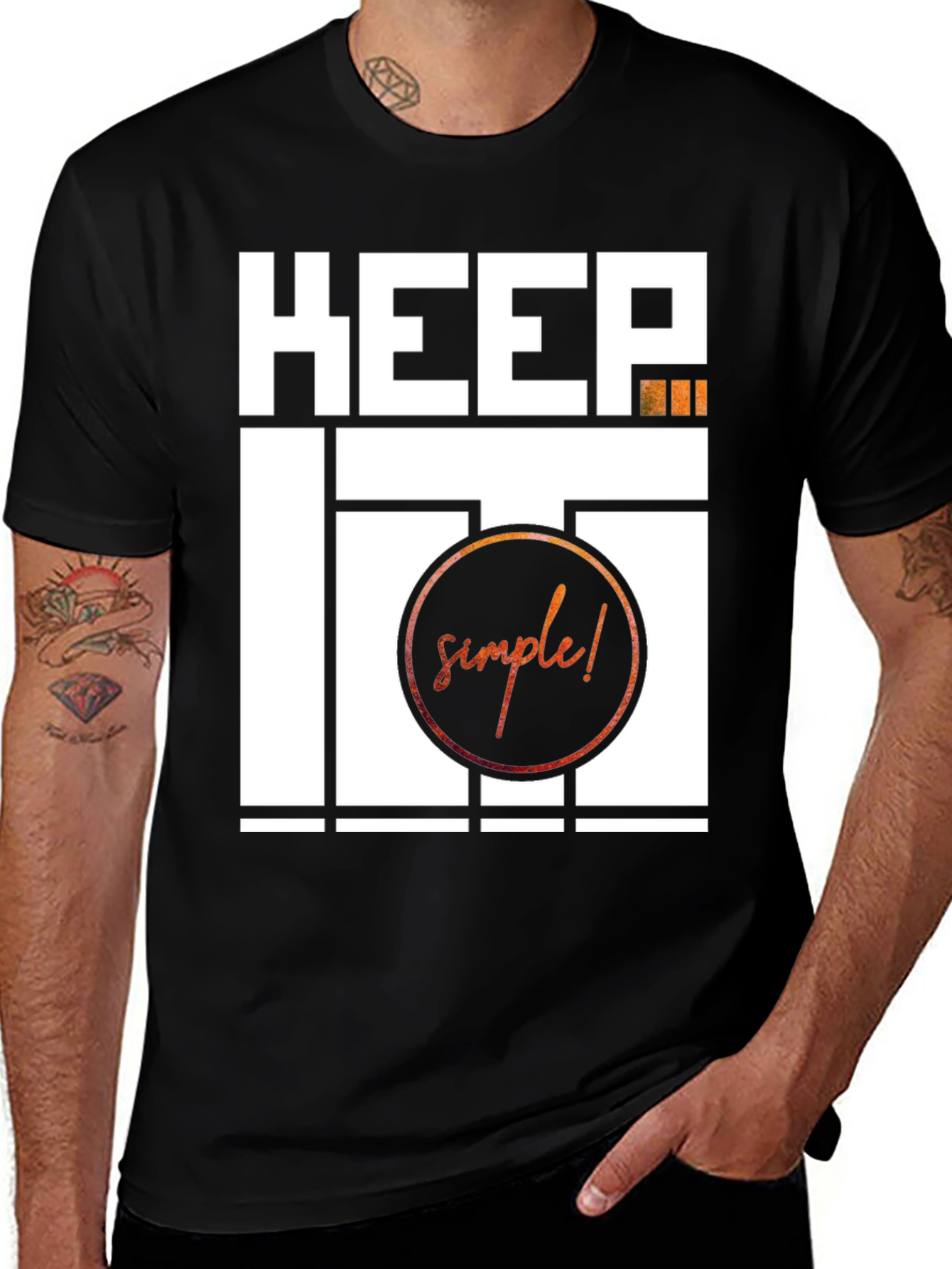 Keep It Simple Graphic T-Shirt