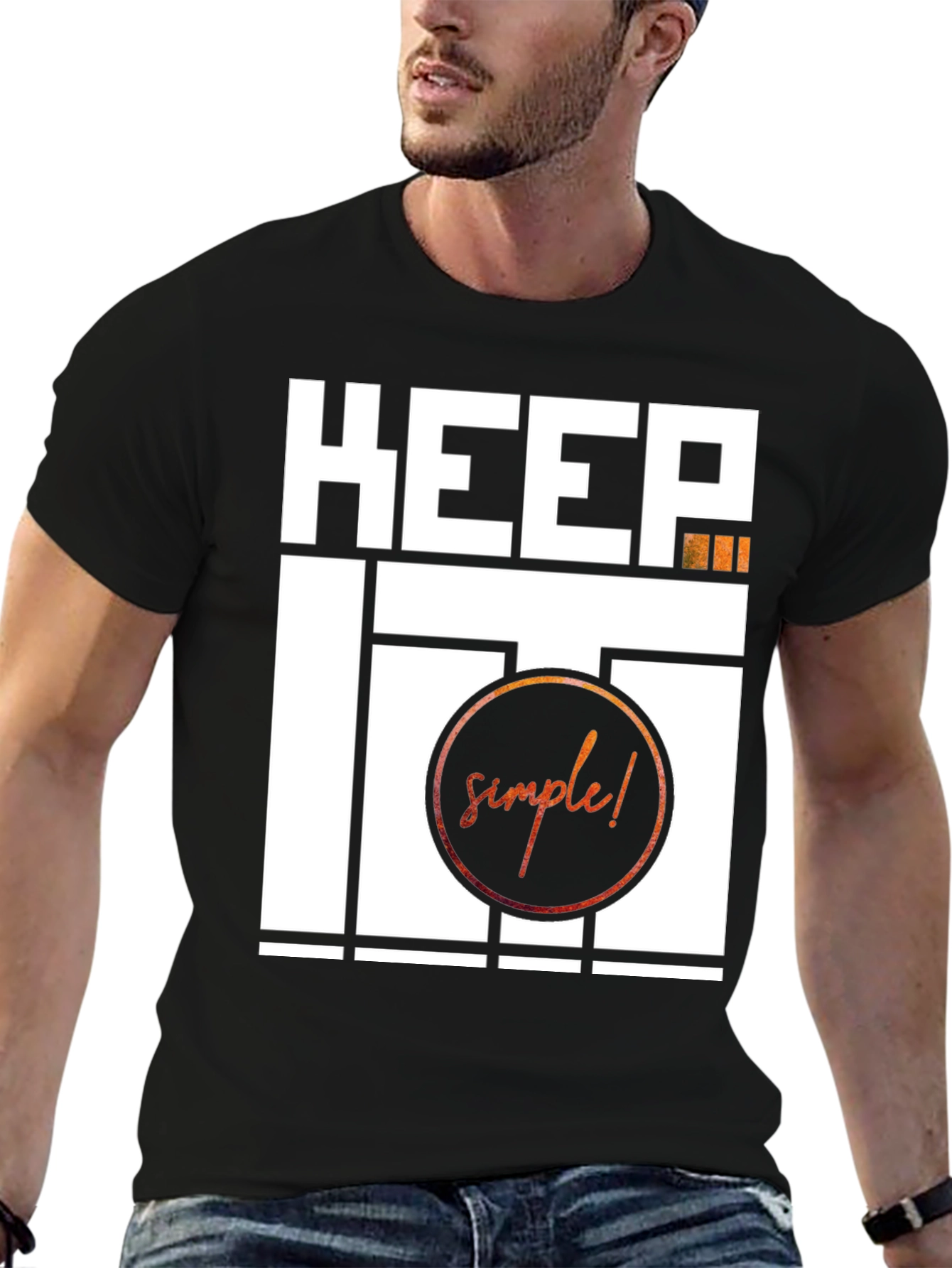 Keep It Simple Graphic T-Shirt