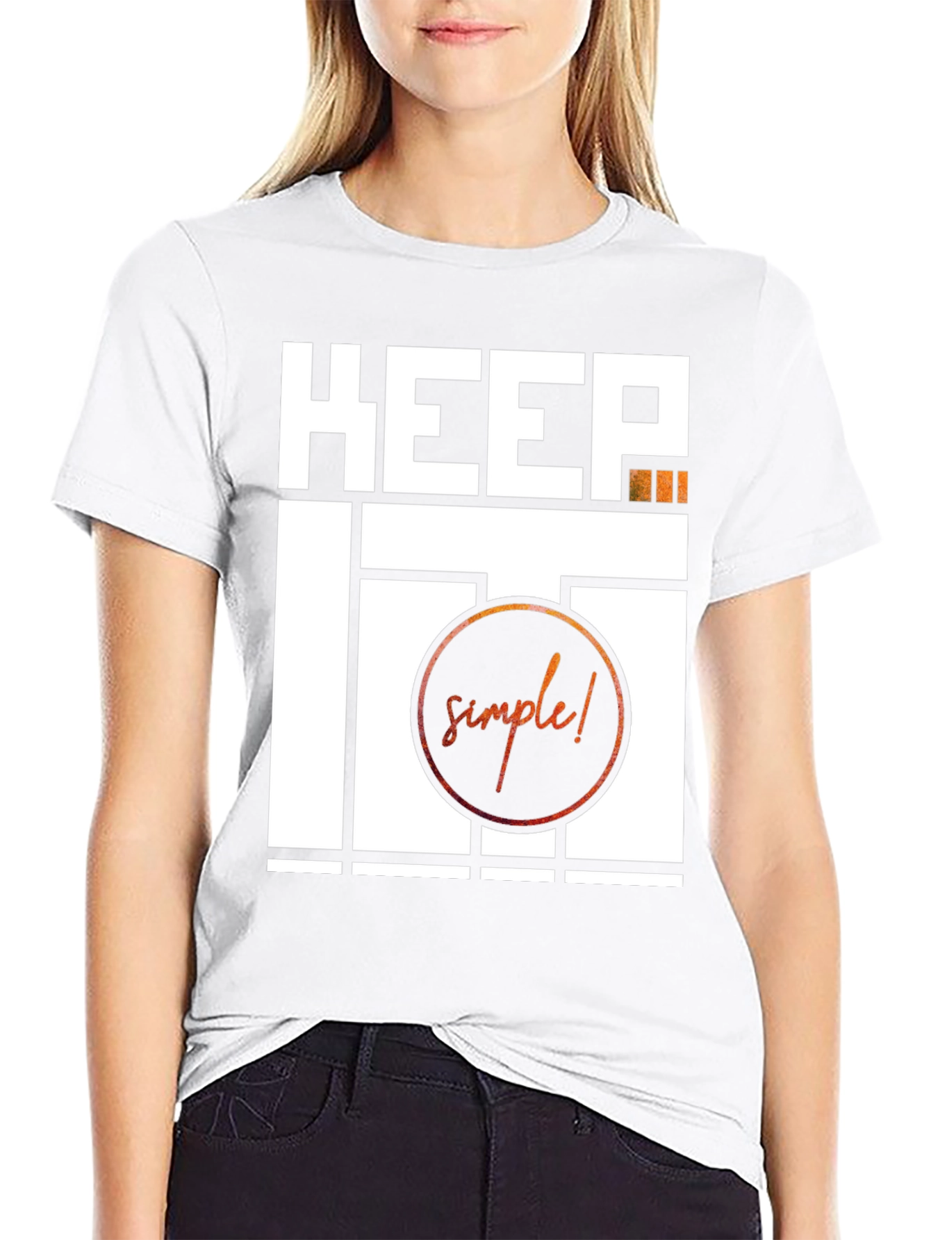 Keep It Simple Graphic T-Shirt