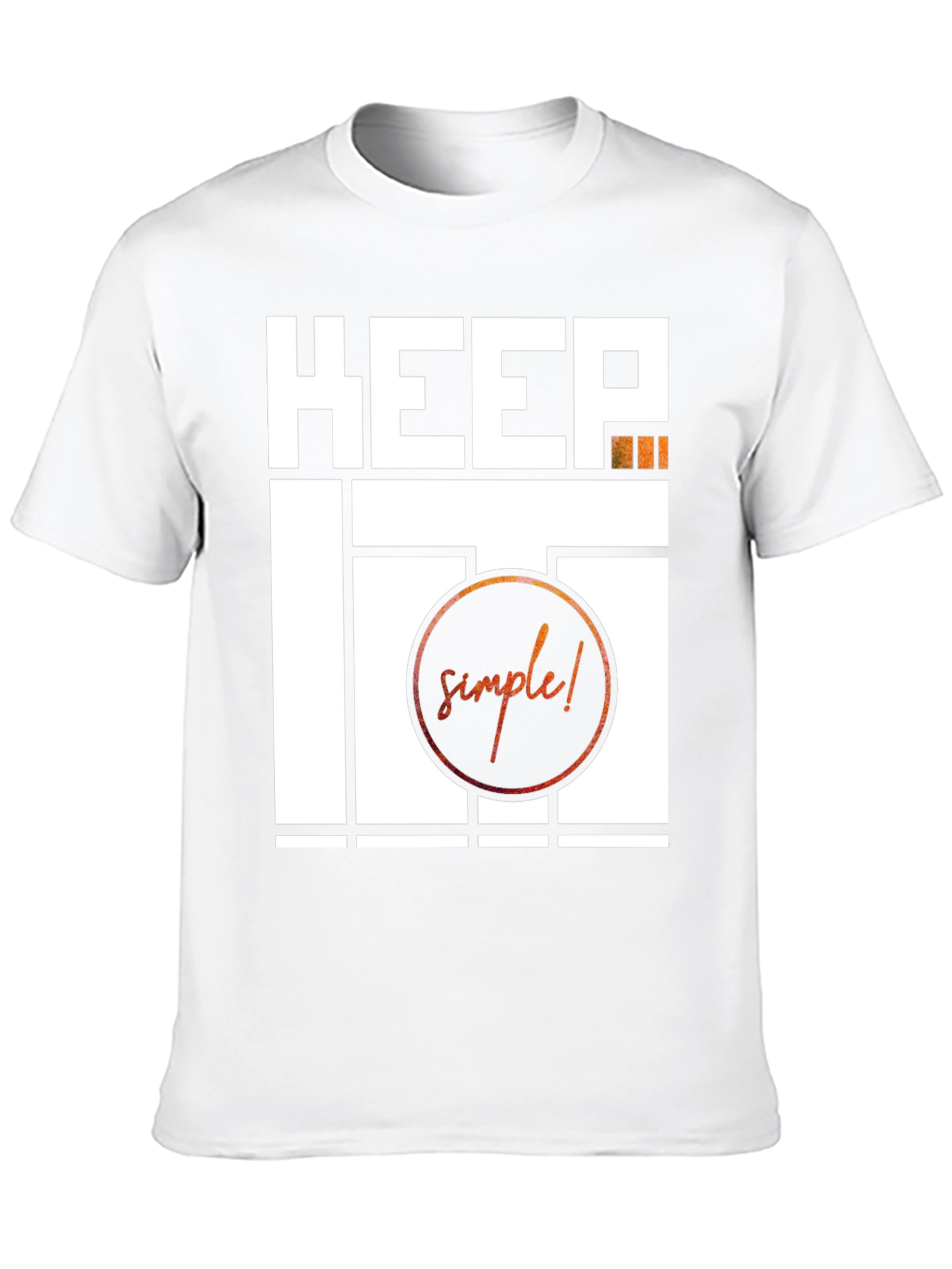 Keep It Simple Graphic T-Shirt
