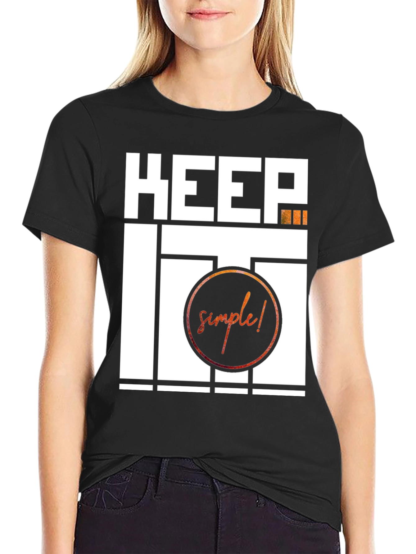 Keep It Simple Graphic T-Shirt