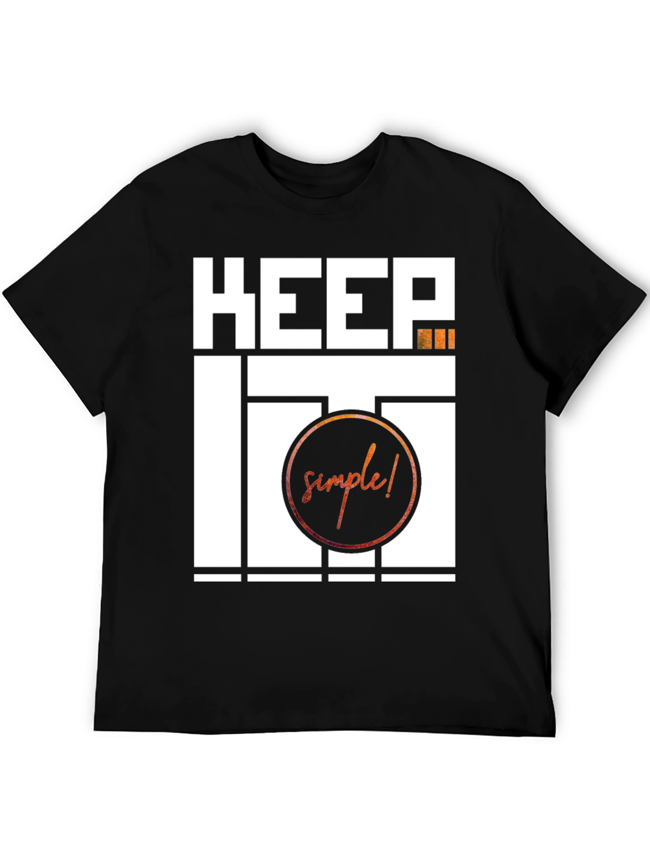 Keep It Simple Graphic T-Shirt