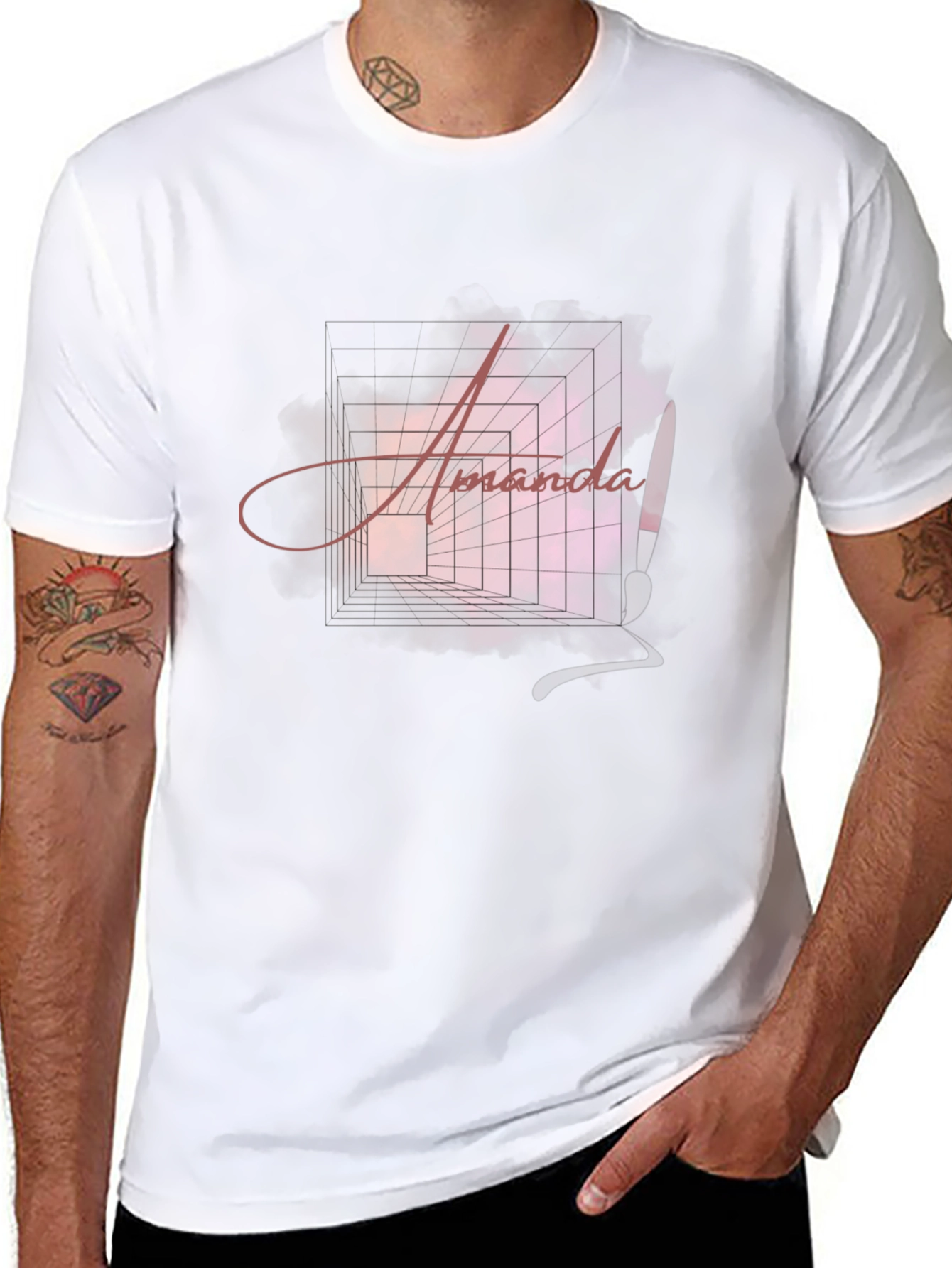 Amandas Art T-Shirt - Artistic Style