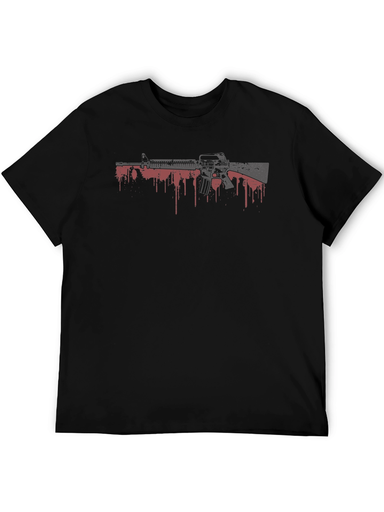 Gun Graphic Black T-Shirt