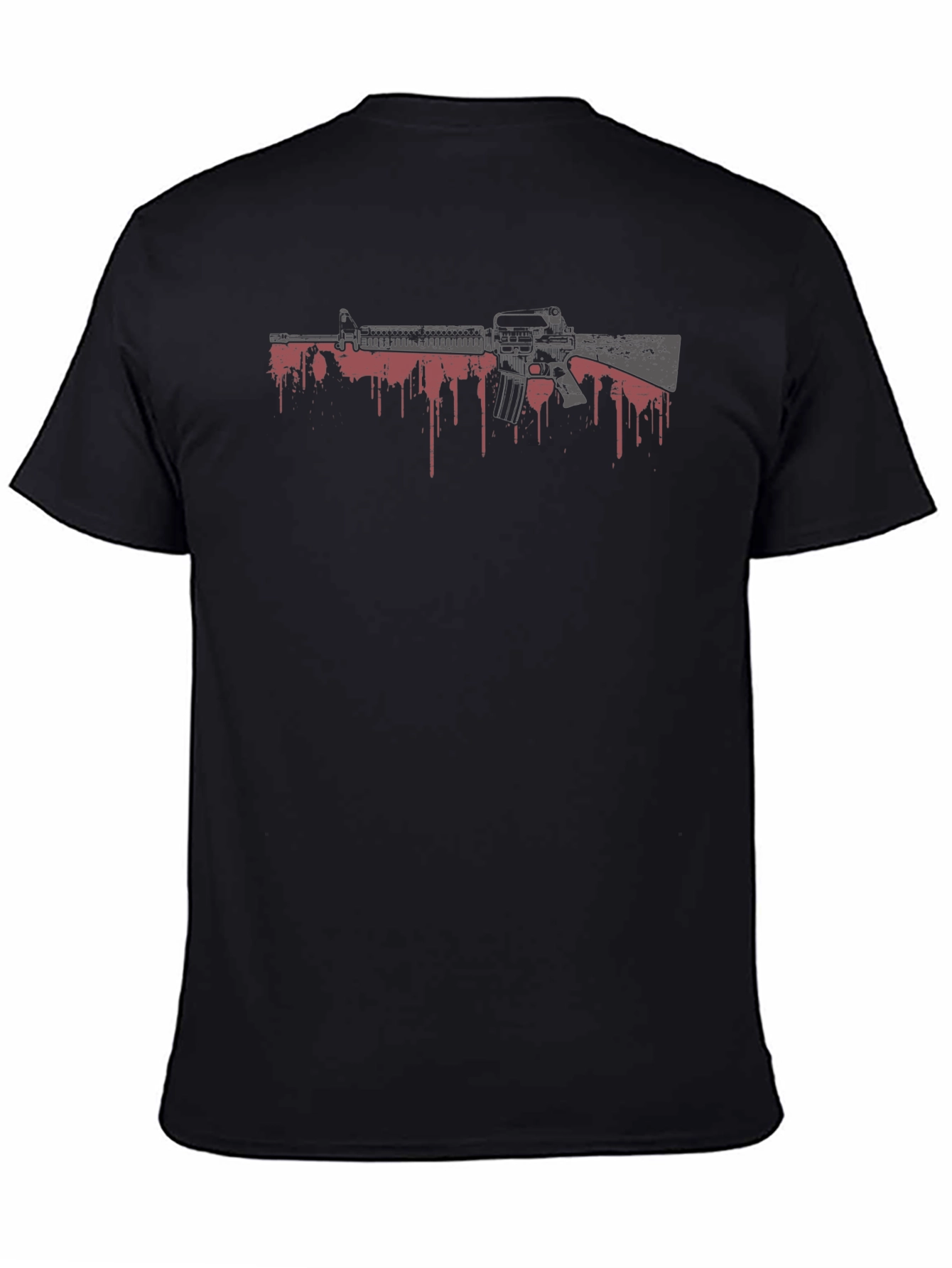 Gun Graphic Black T-Shirt
