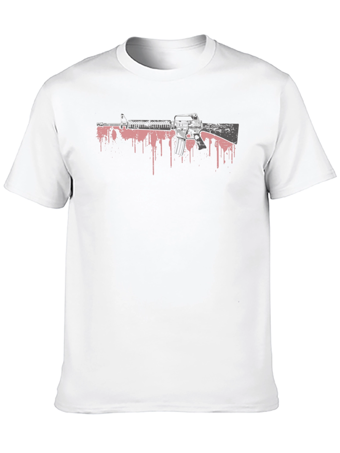 Gun Graphic Black T-Shirt