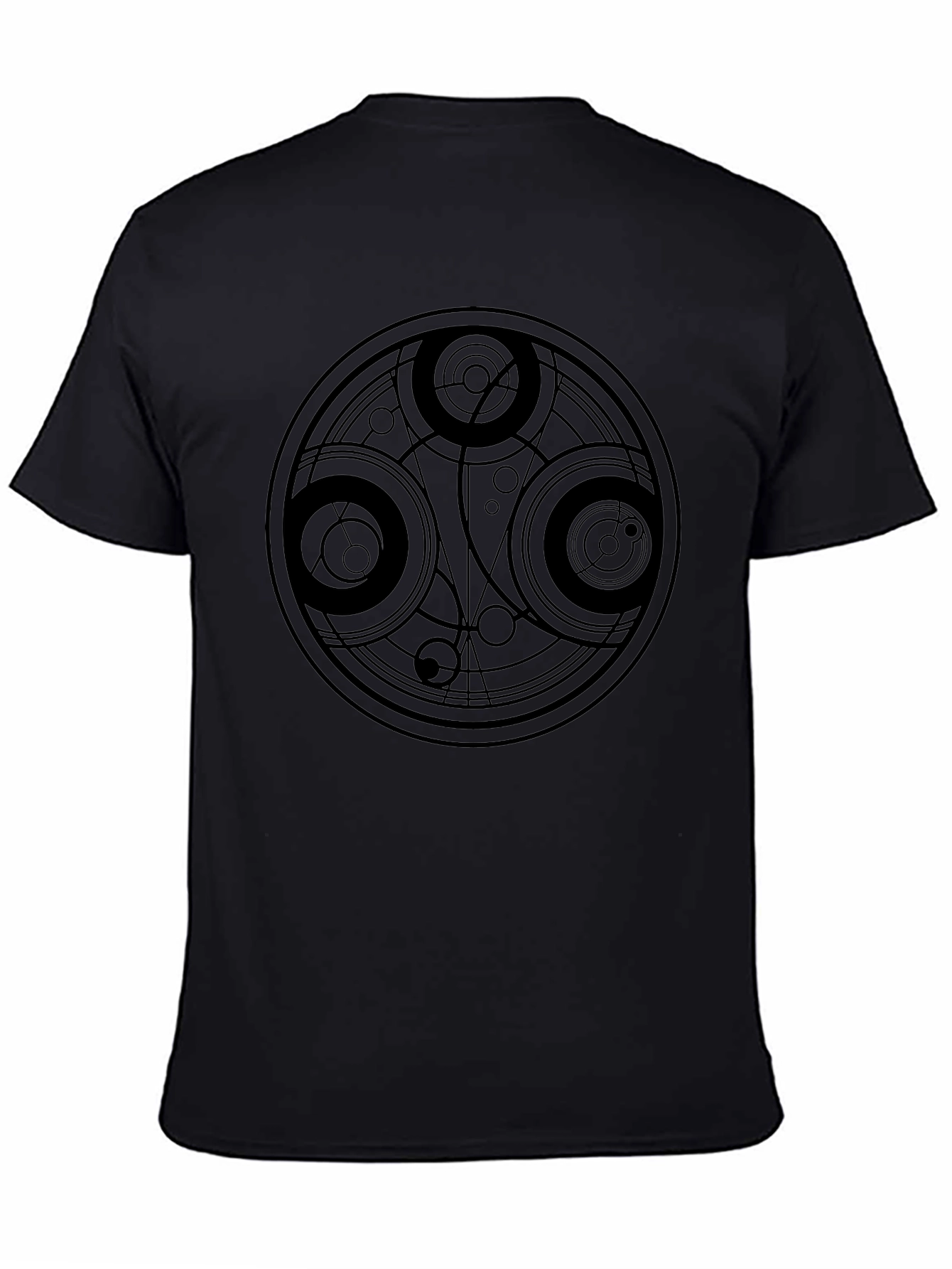 Doctor Who Gallifreyan Seal Black T-Shirt