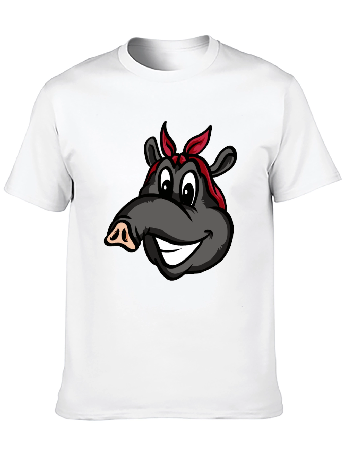 Cartoon Hippo T-Shirt - Funky Animal Graphic Tee