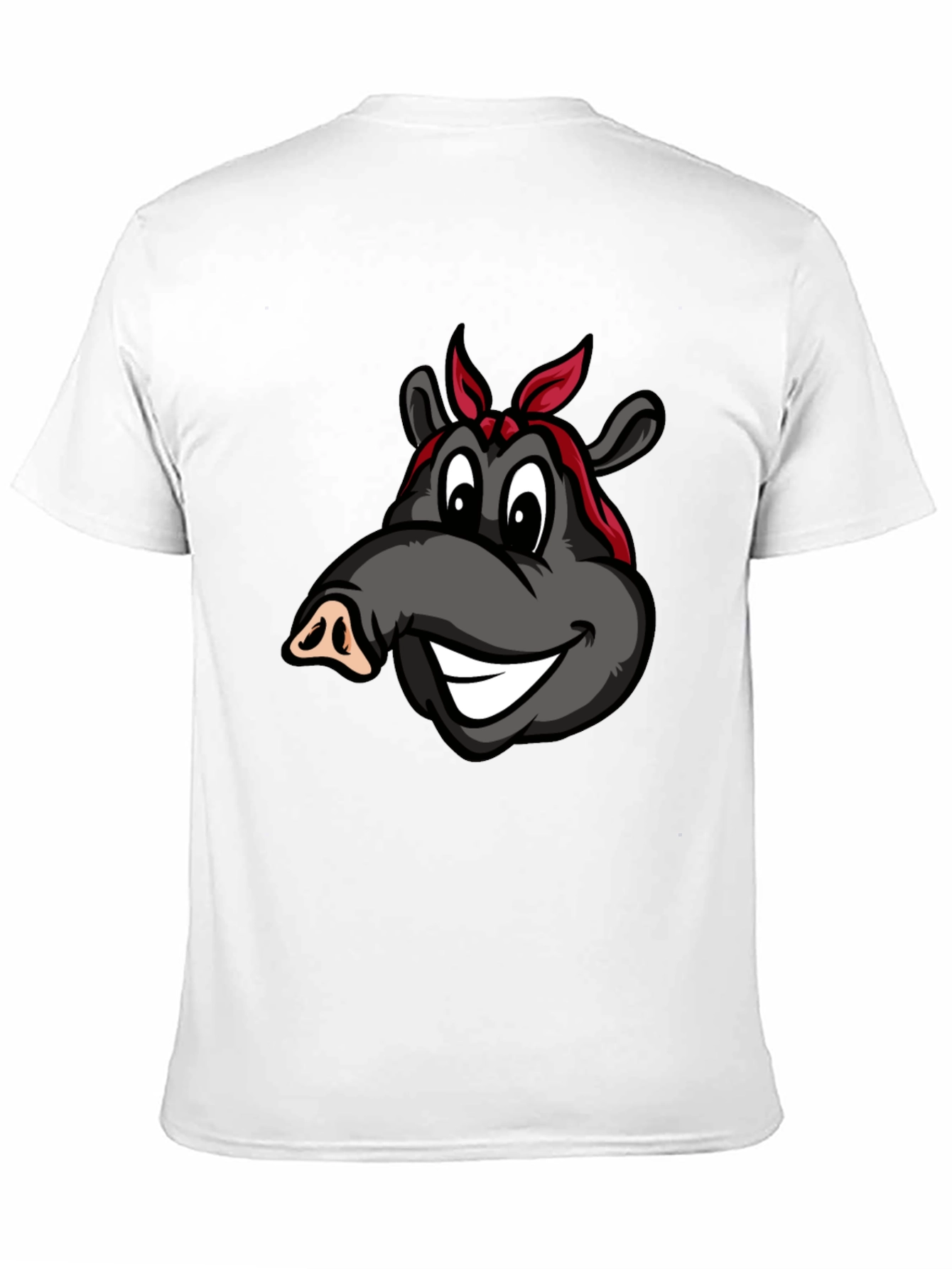 Cartoon Hippo T-Shirt - Funky Animal Graphic Tee
