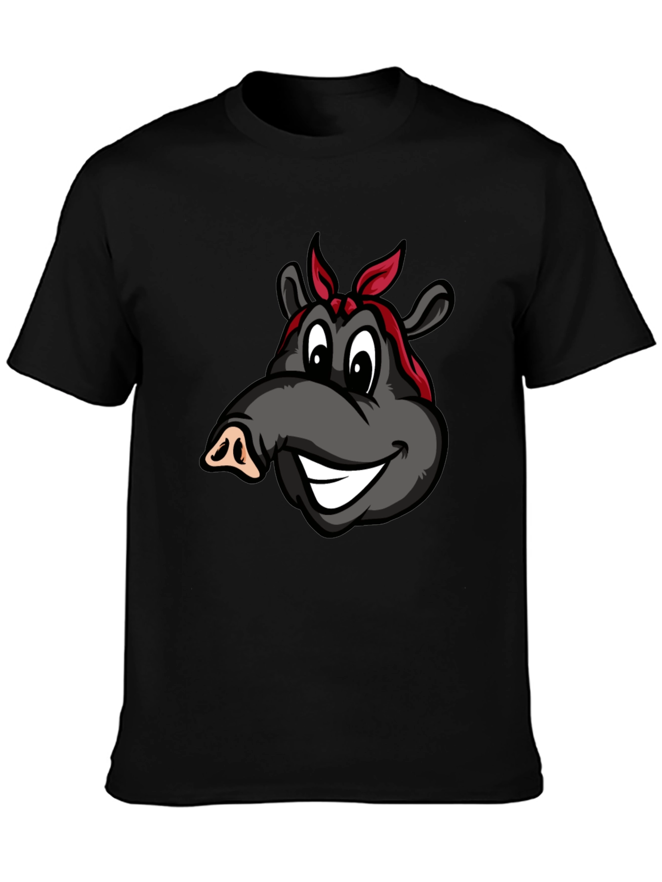 Cartoon Hippo T-Shirt - Funky Animal Graphic Tee