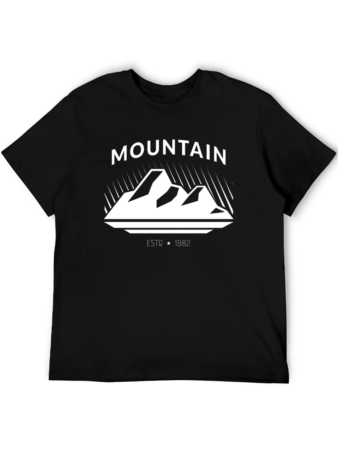 Mountain Graphic Black T-Shirt