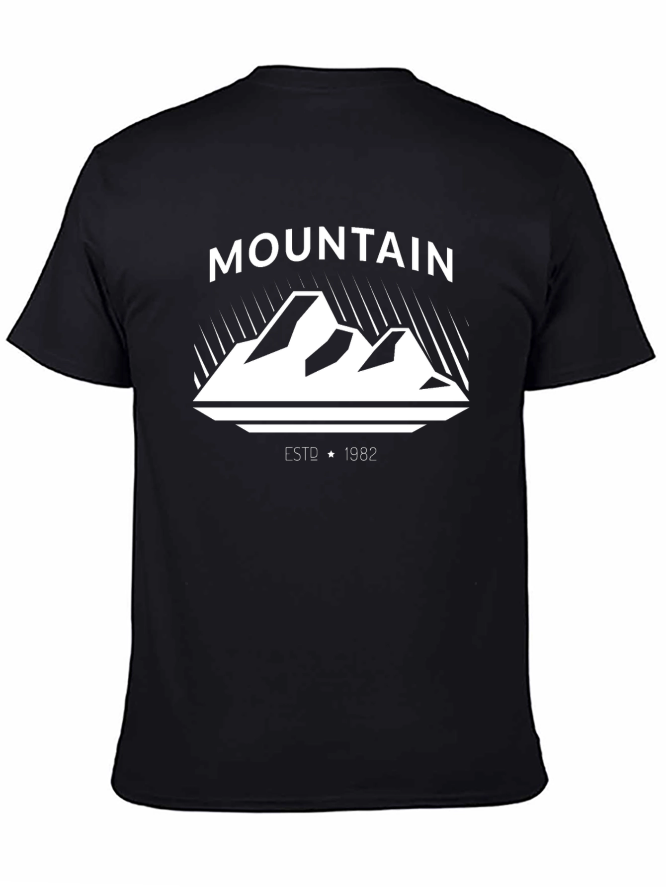 Mountain Graphic Black T-Shirt
