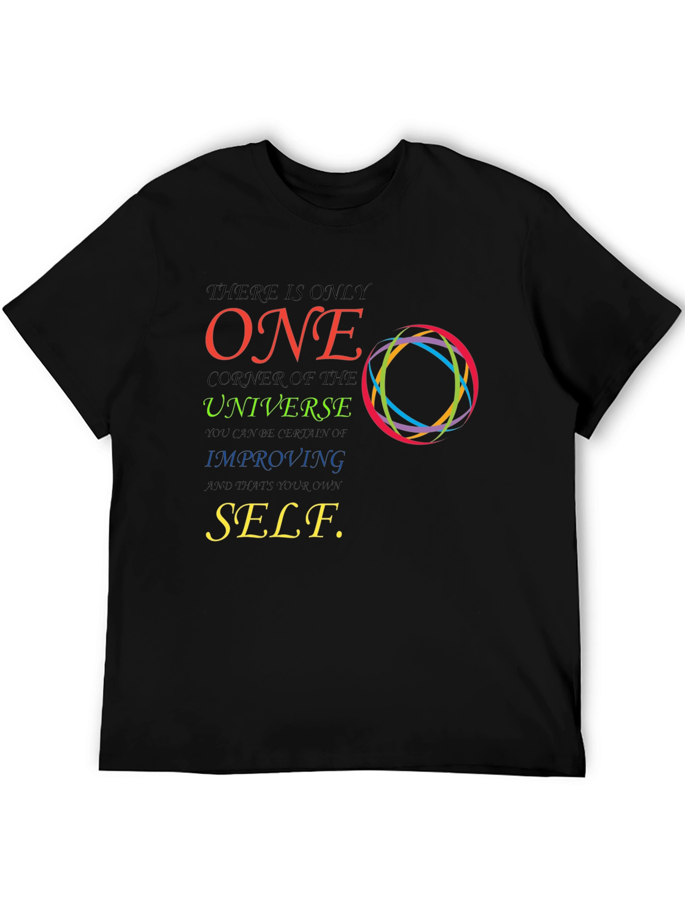 Inspirational Graphic T-Shirt - Improve Yourself