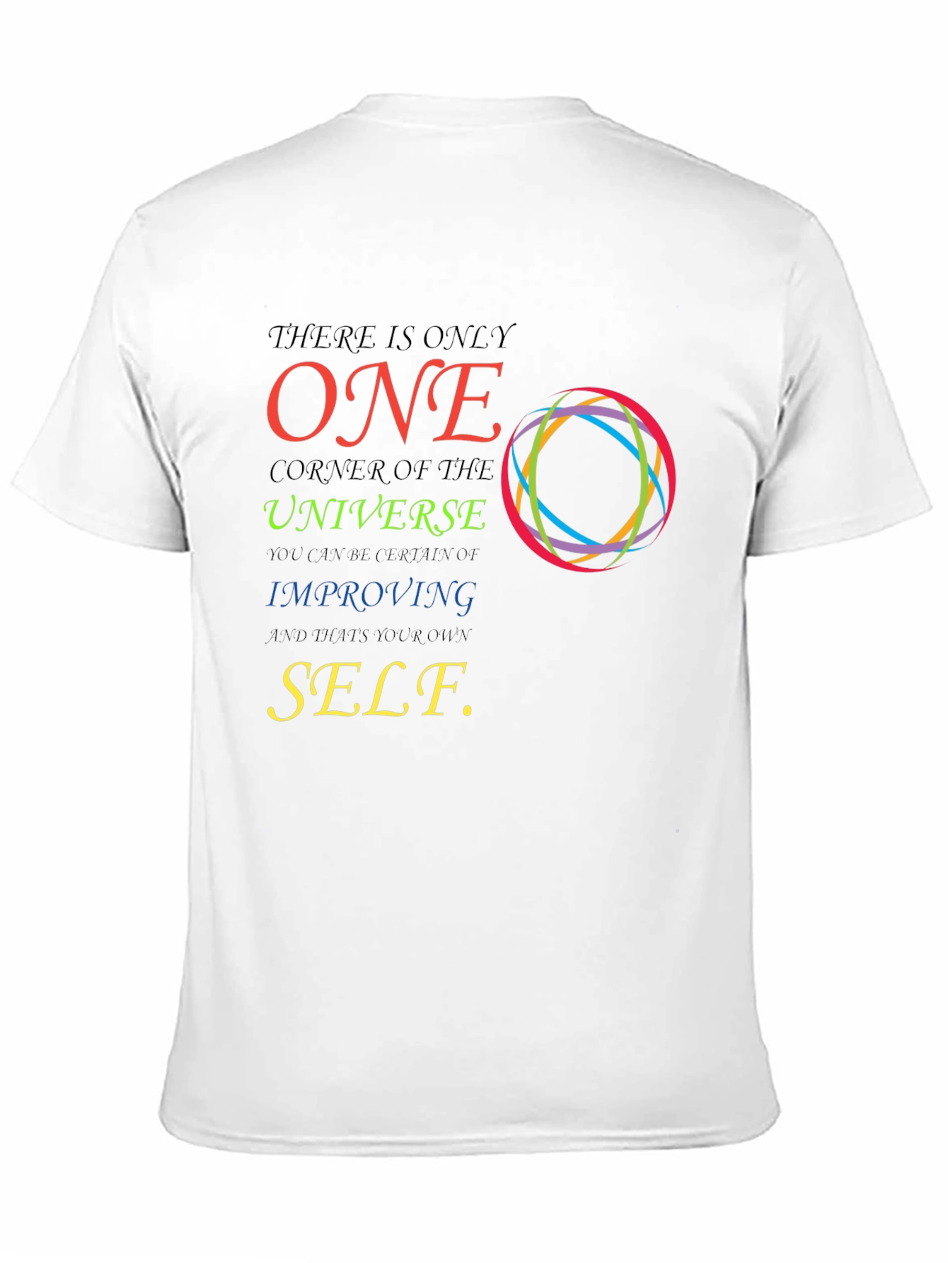 Inspirational Graphic T-Shirt - Improve Yourself