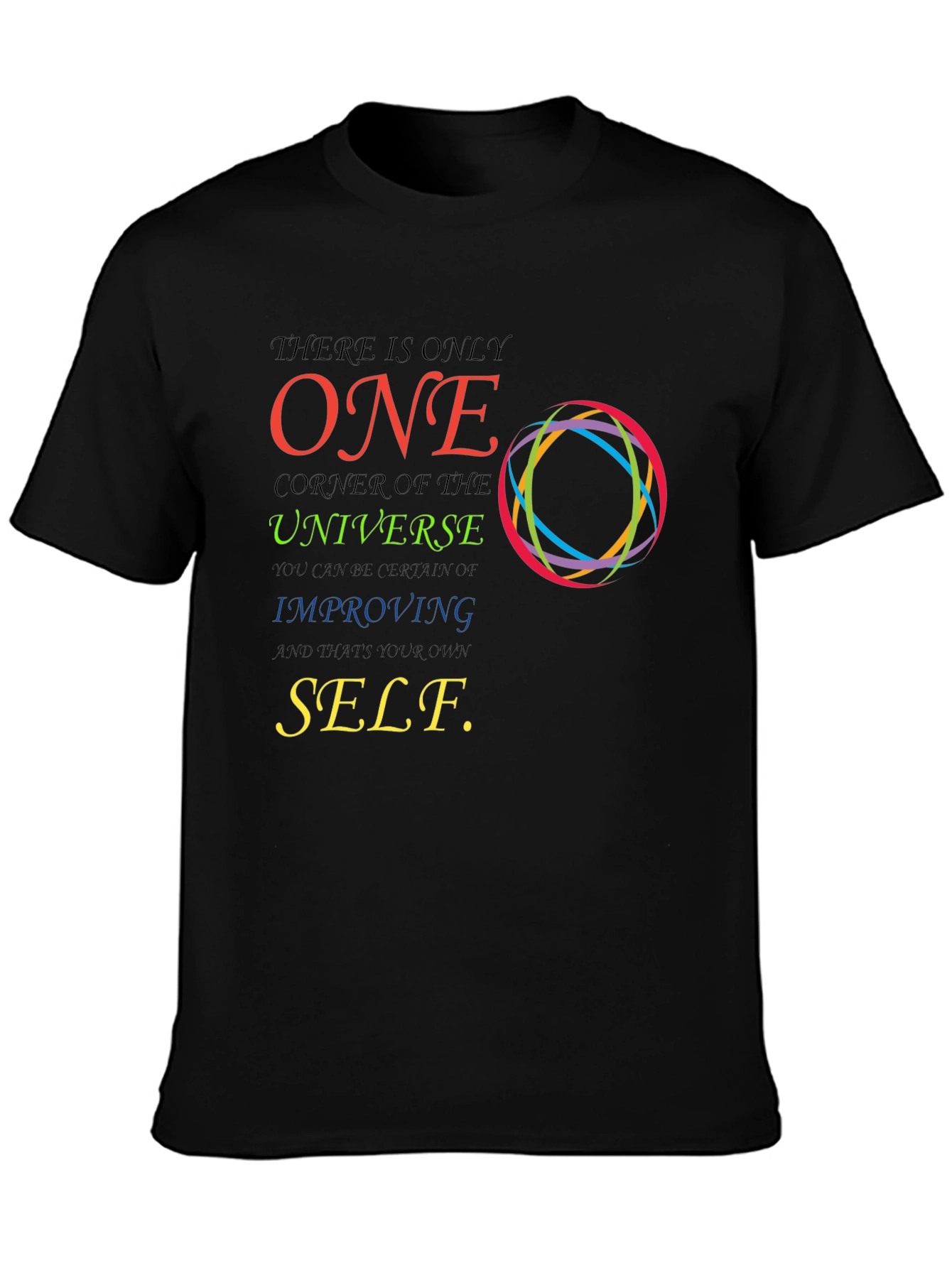 Inspirational Graphic T-Shirt - Improve Yourself