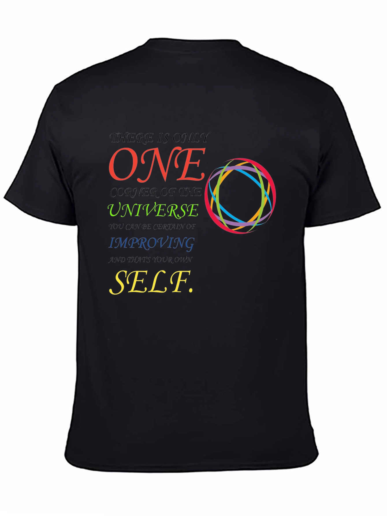Inspirational Graphic T-Shirt - Improve Yourself