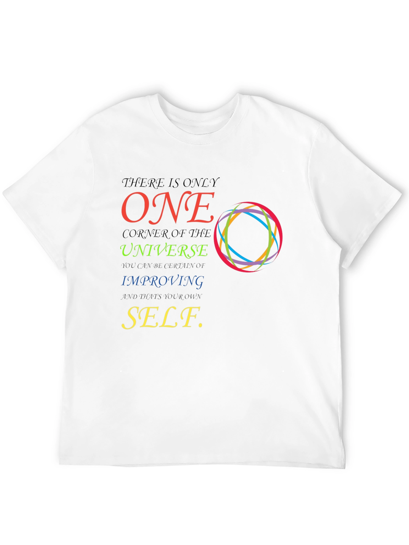 Inspirational Graphic T-Shirt - Improve Yourself