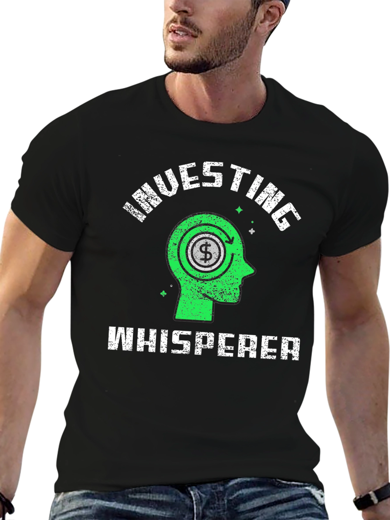 Investing Whisperer Graphic Tee - Black