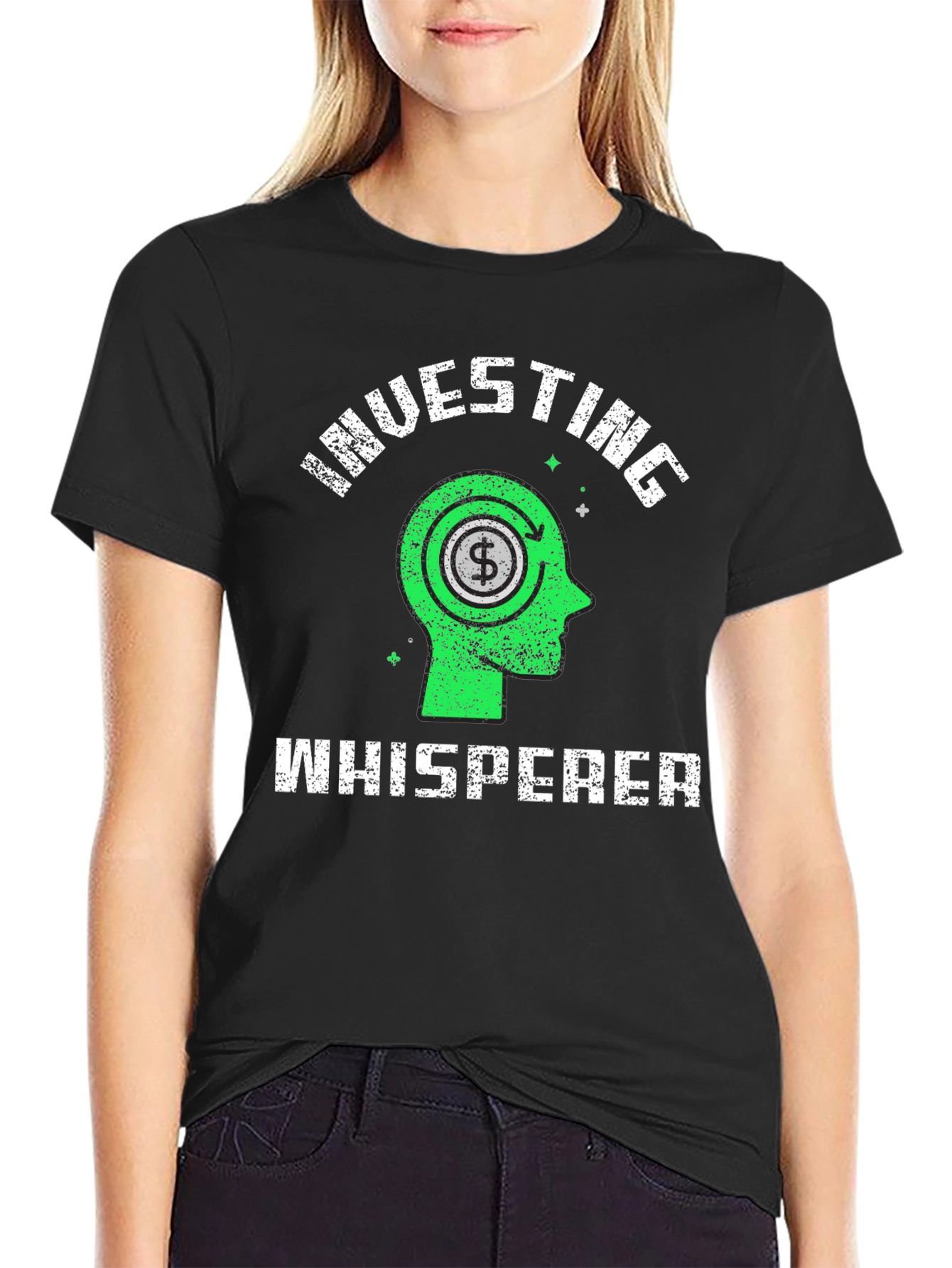Investing Whisperer Graphic Tee - Black