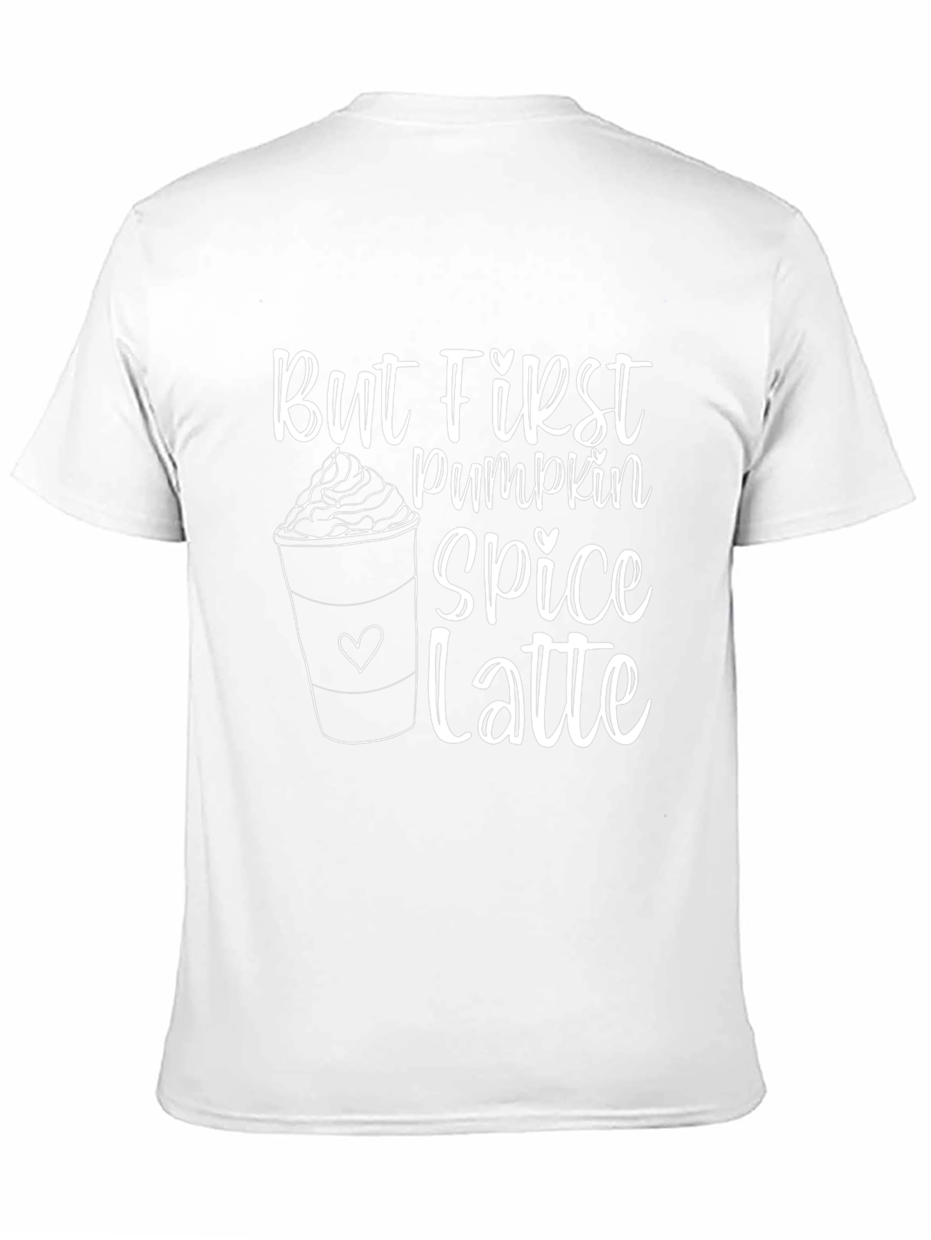 Pumpkin Spice Latte Graphic T-Shirt - Fall Season Apparel