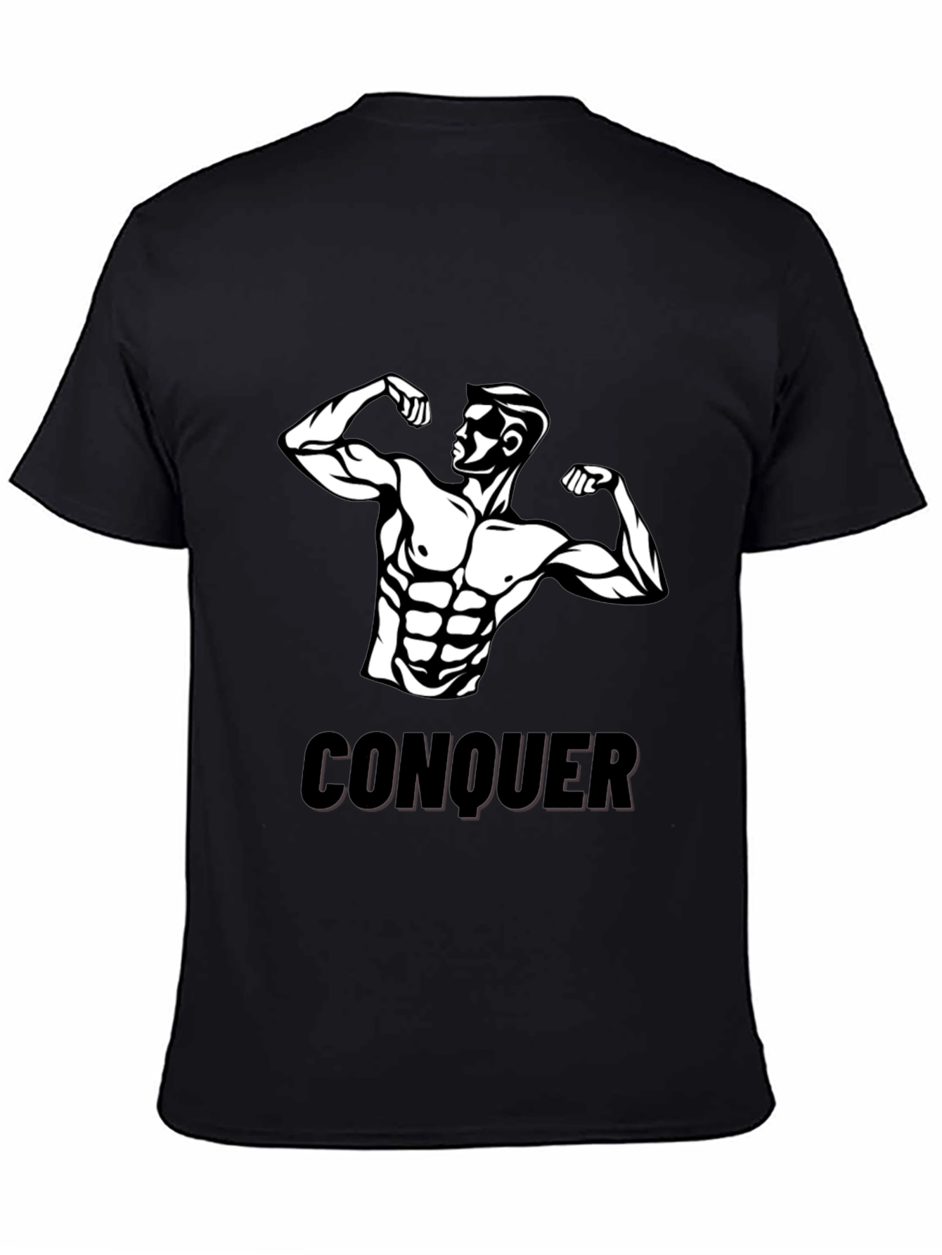 Conquer Graphic Print Mens T-Shirt