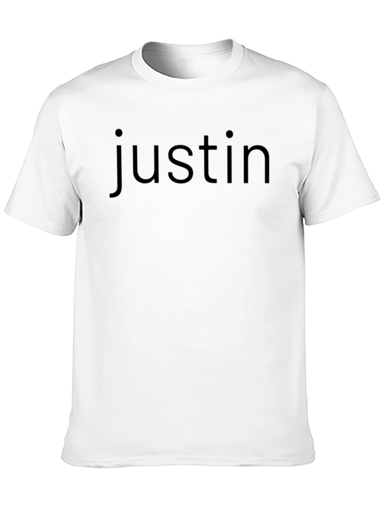 Justin Black Crew Neck T-Shirt