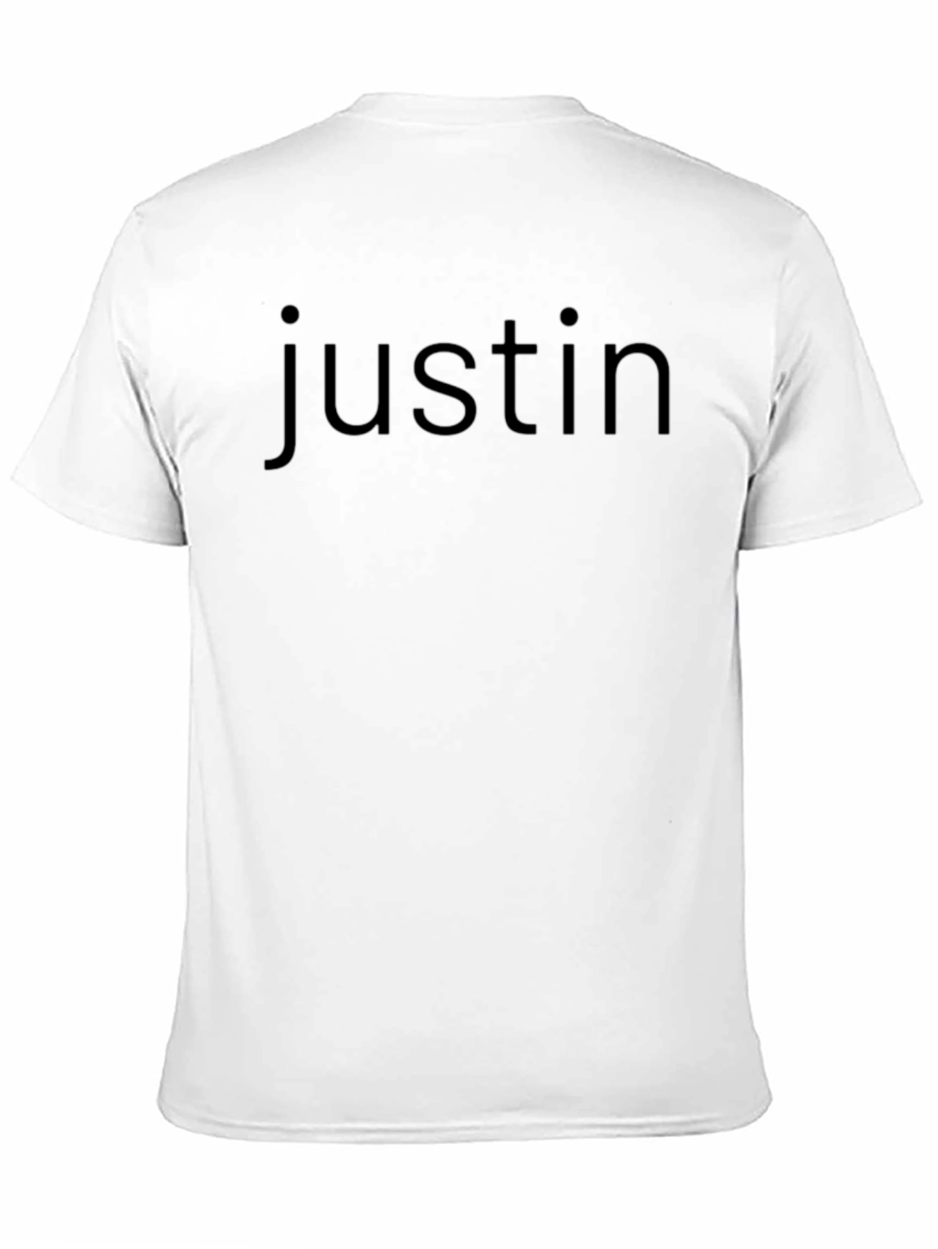 Justin Black Crew Neck T-Shirt